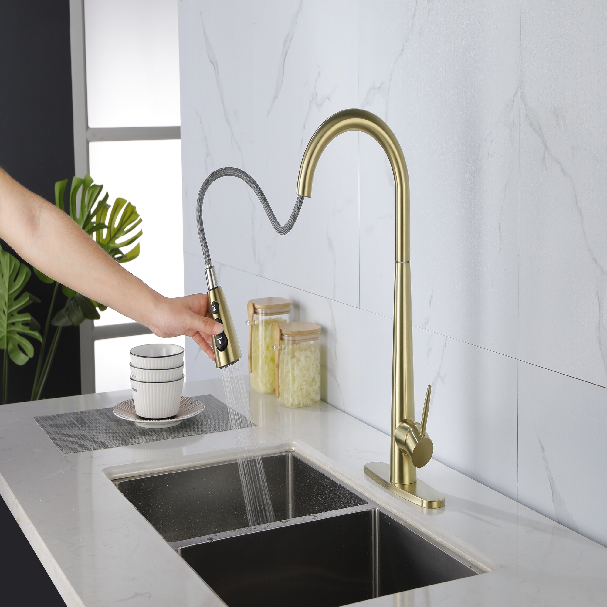 HyperDrop Cart B-1O4D0G2Q5M6M Kitchen-Faucets - View #3