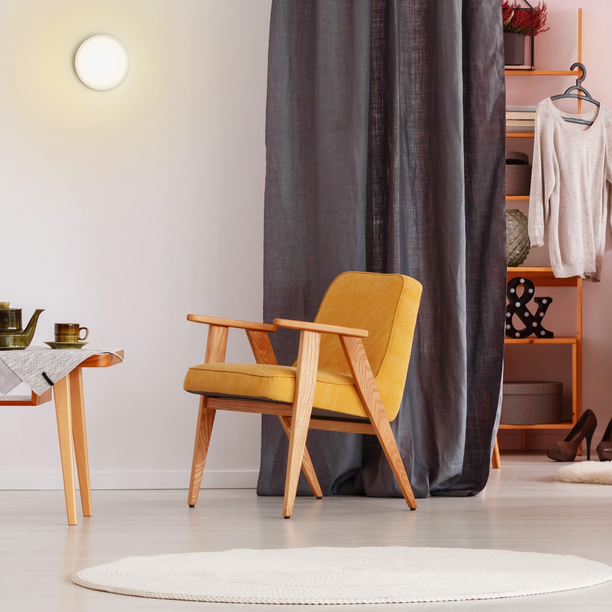 DALS Lighting SM-FM14WH flushmounts - View #3