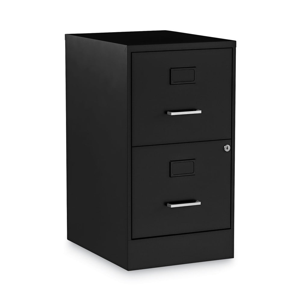 Alera ALENSVF1824BL Soho 2-Drawer Vertical Letter File Cabinet - 14 x 18 x 24.1 inches - Black