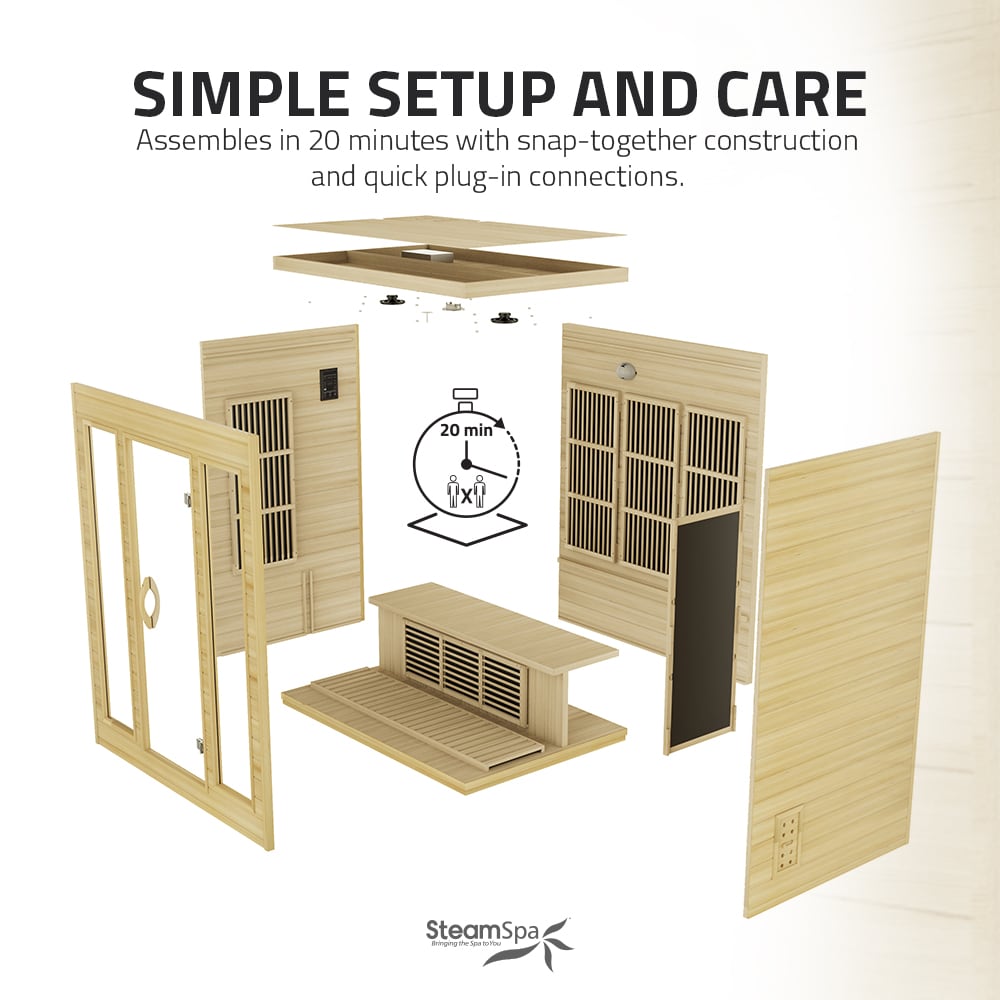 SteamSpa SC-SS0012-0S Indoor-Saunas - View #6