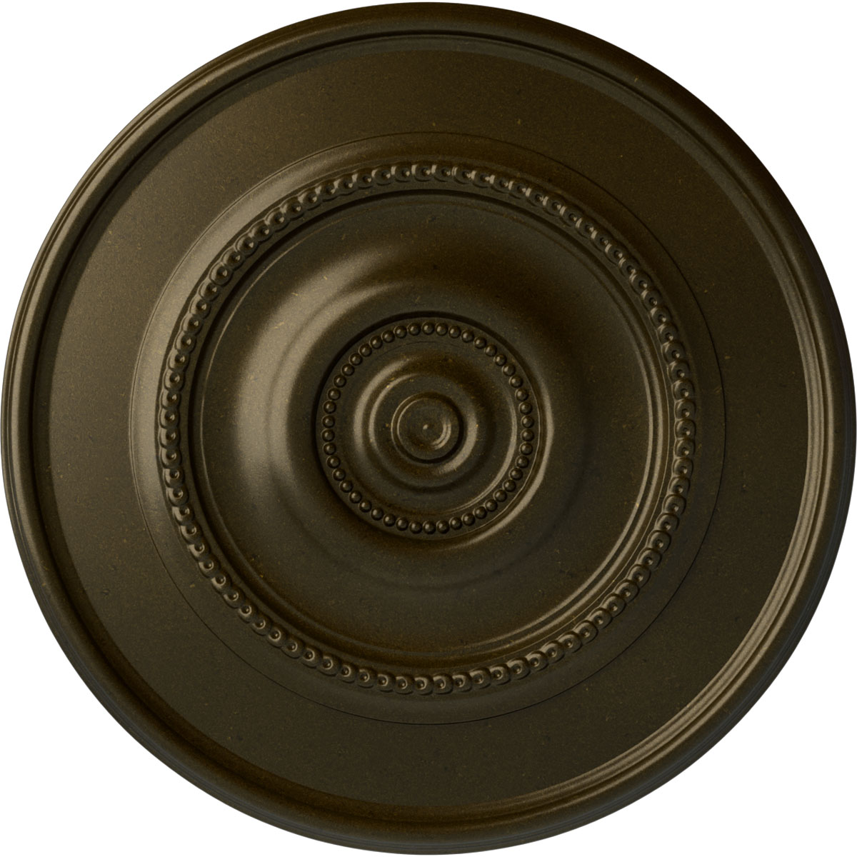 Ekena Millwork CM24REGGS Traditional Reece 24.375-in W x 24.375-in L Traditional Painted Green Gold Polyurethane Whole Ceiling Medallion