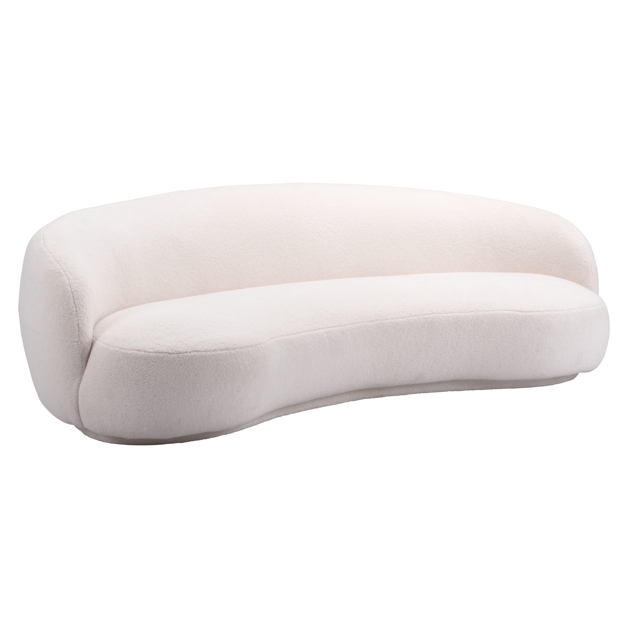 ZUO 109343 92.1-in Modern Cream Sofa