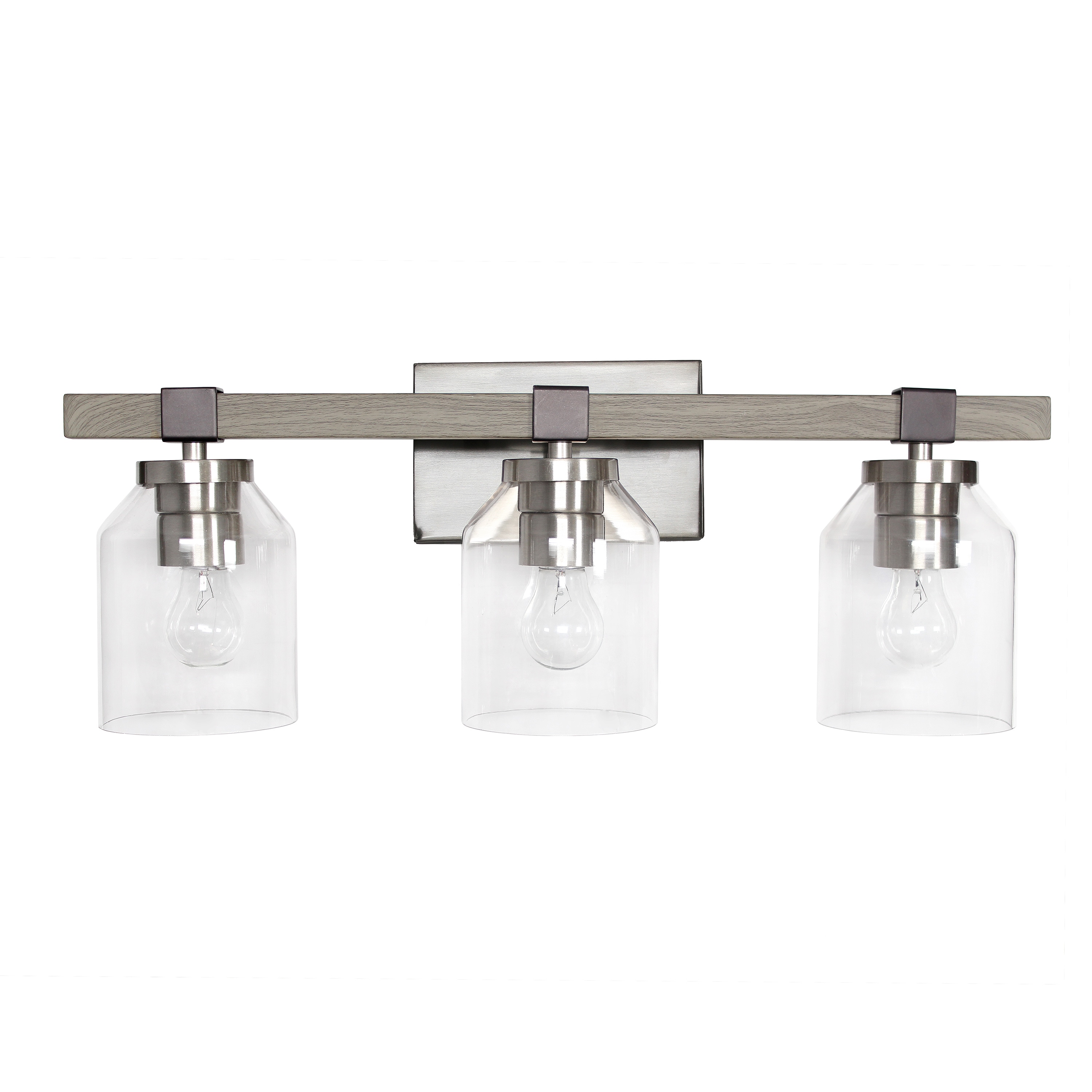 Lalia Home LHV-1011-GY Barnlit 6-in 3 -Light Multiple finishes Multiple colors Farmhouse Vanity light