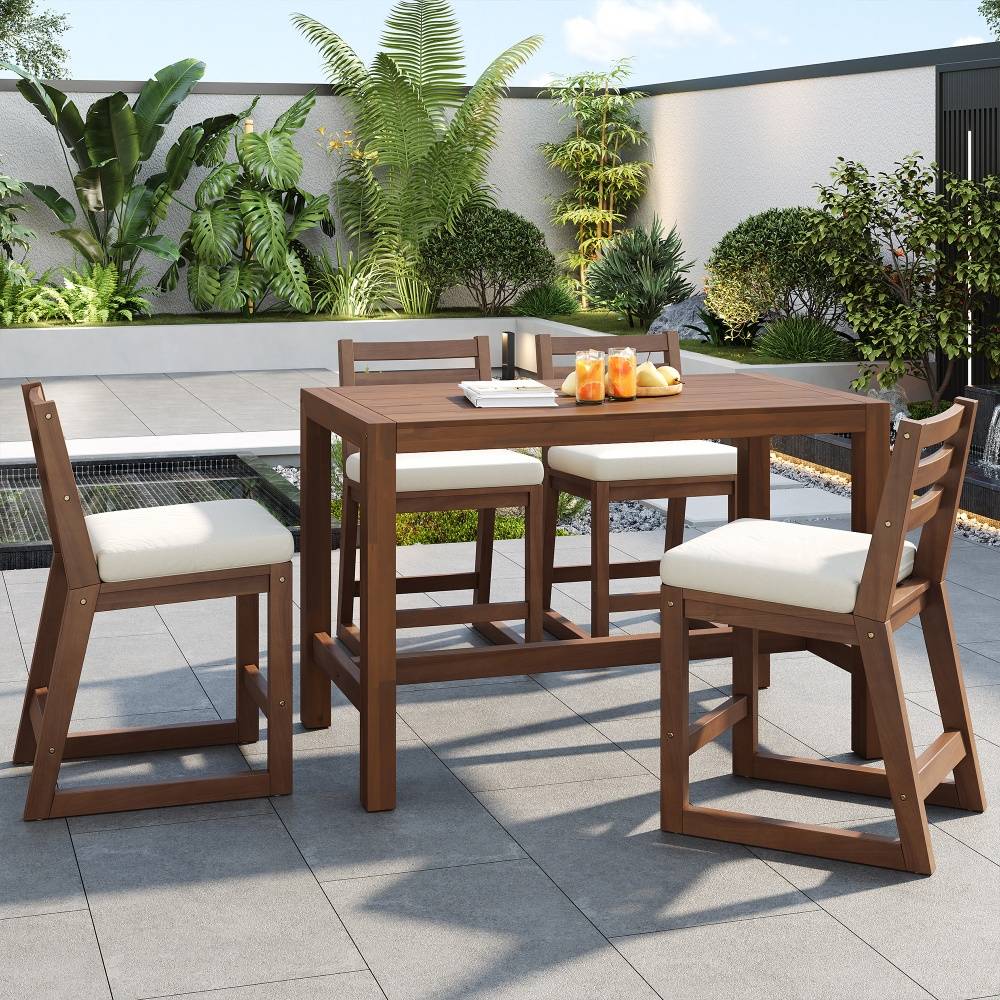 Coolbibila ZIN-SET-MOCHA Patio-Dining-Sets - View #2