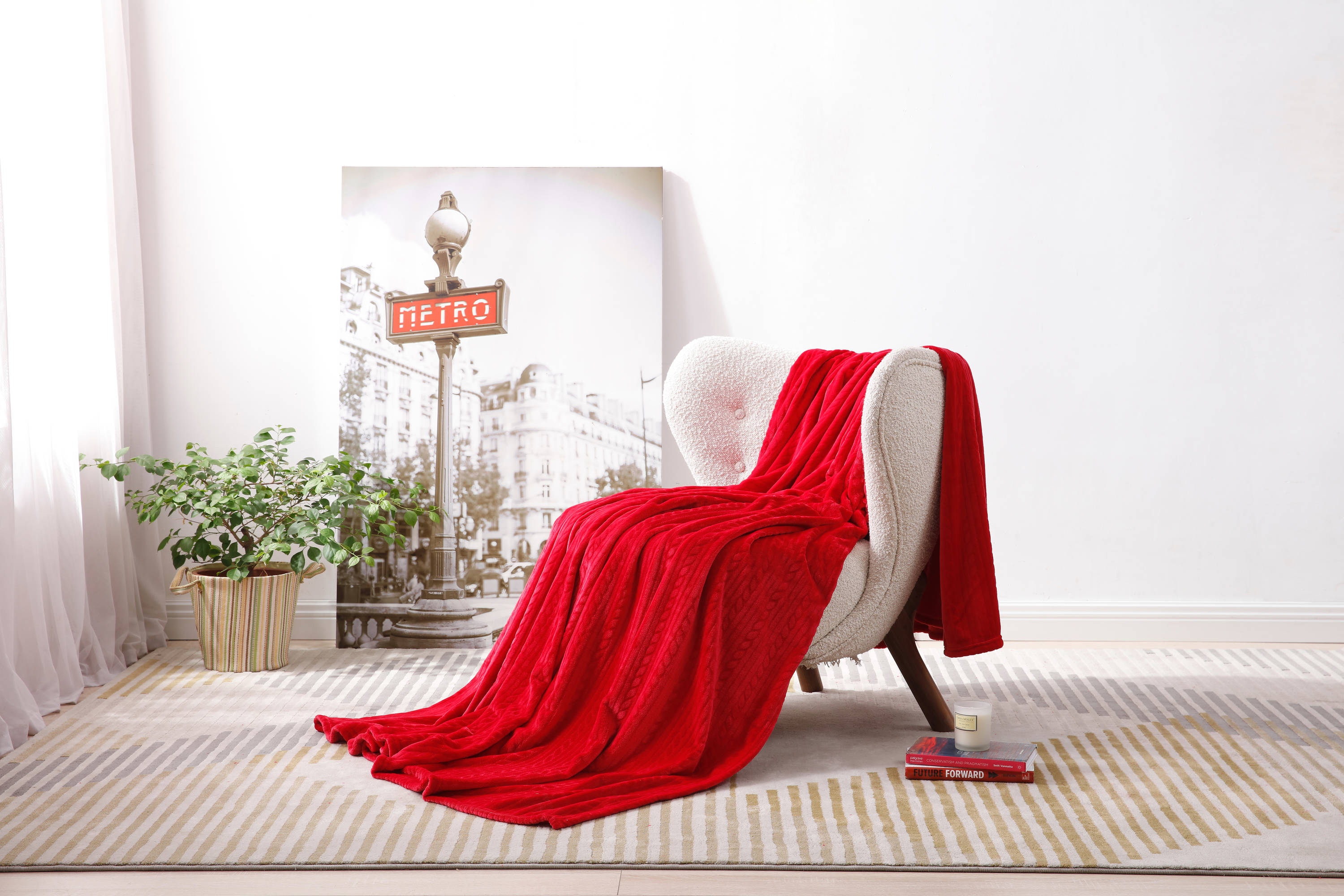 LBaiet 3687-FQ RED Blankets-And-Throws - View #4