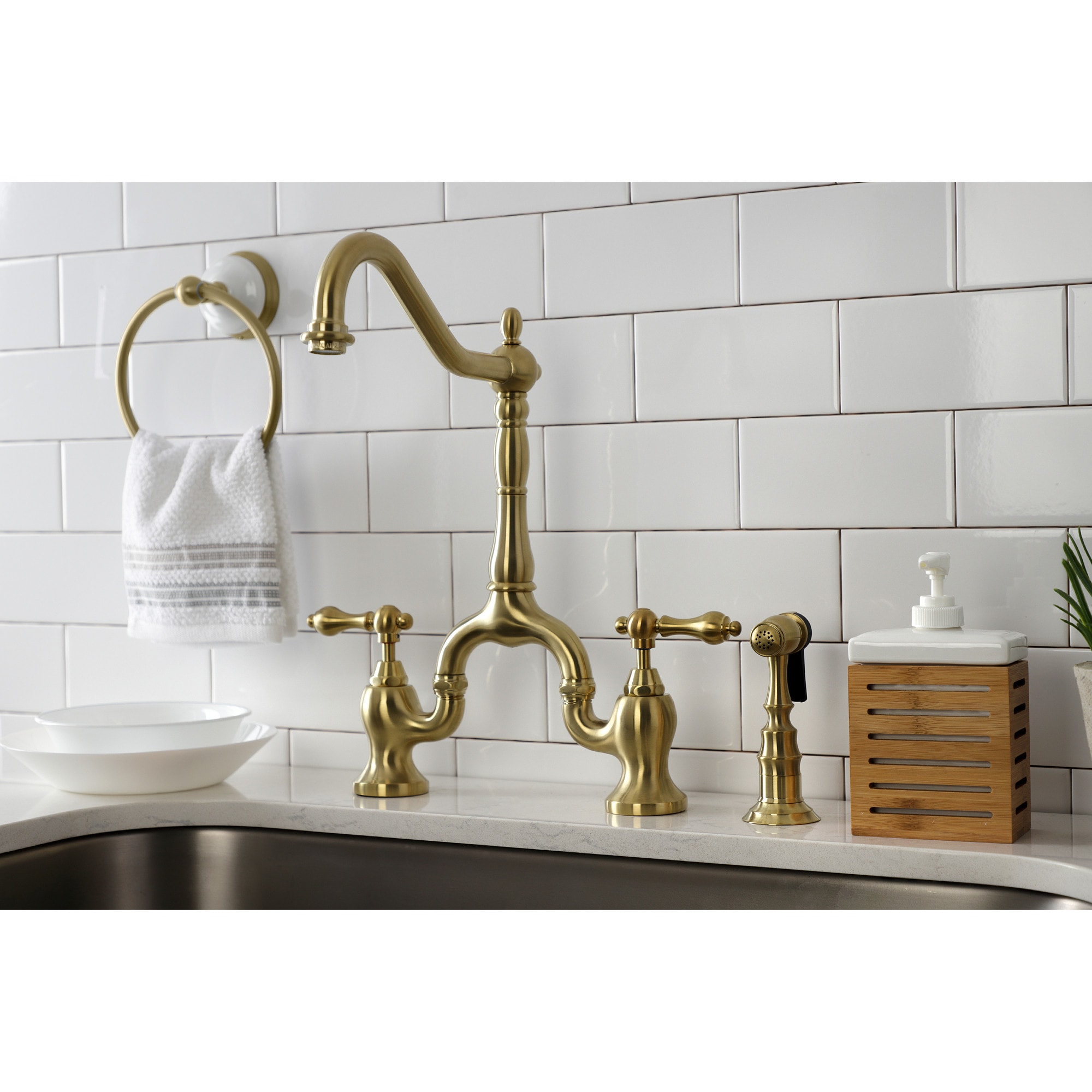 Kingston Brass WLKS7757ALBS Kitchen-Faucets - View #3