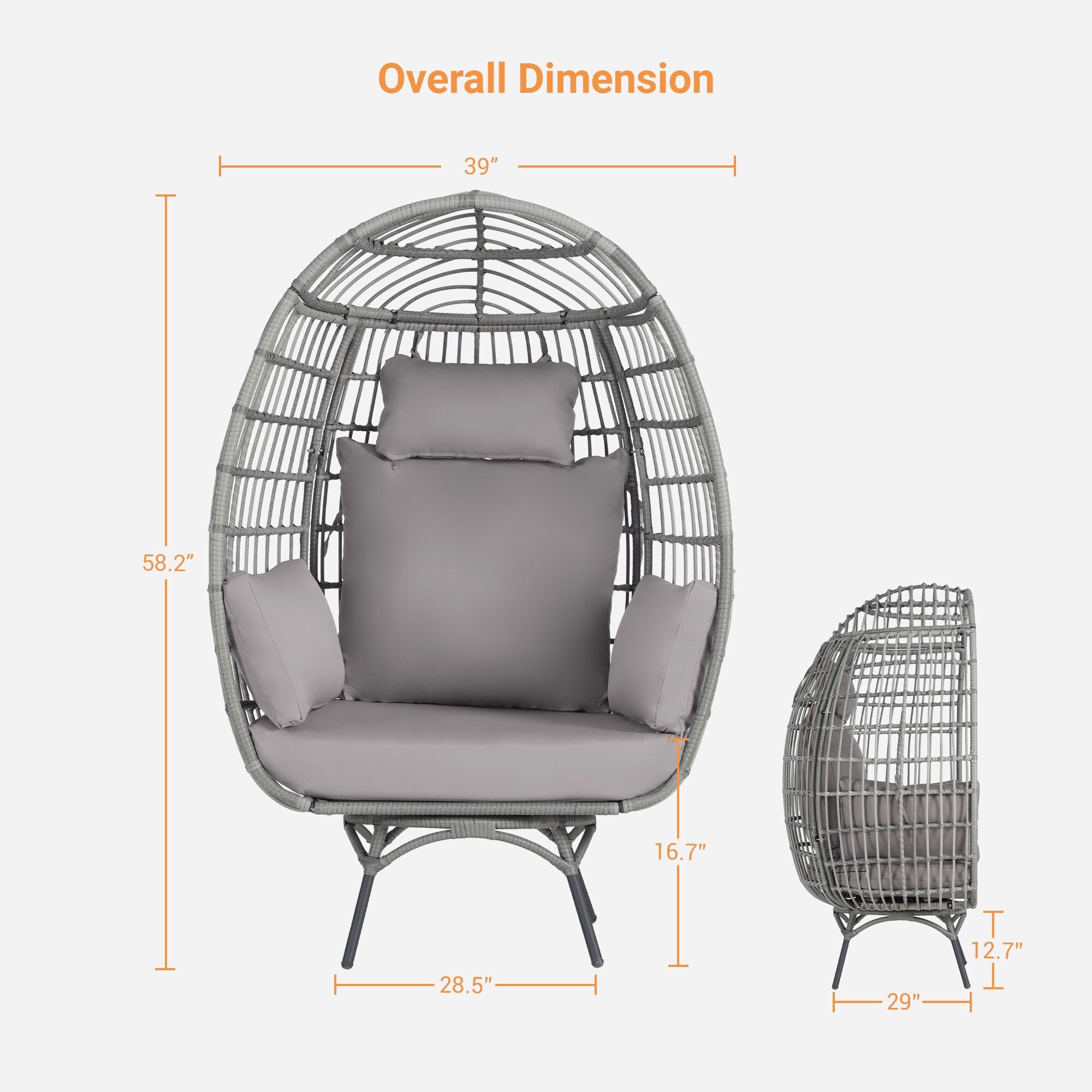 SANSTAR L-RJDC63LY Patio-Chairs - View #2