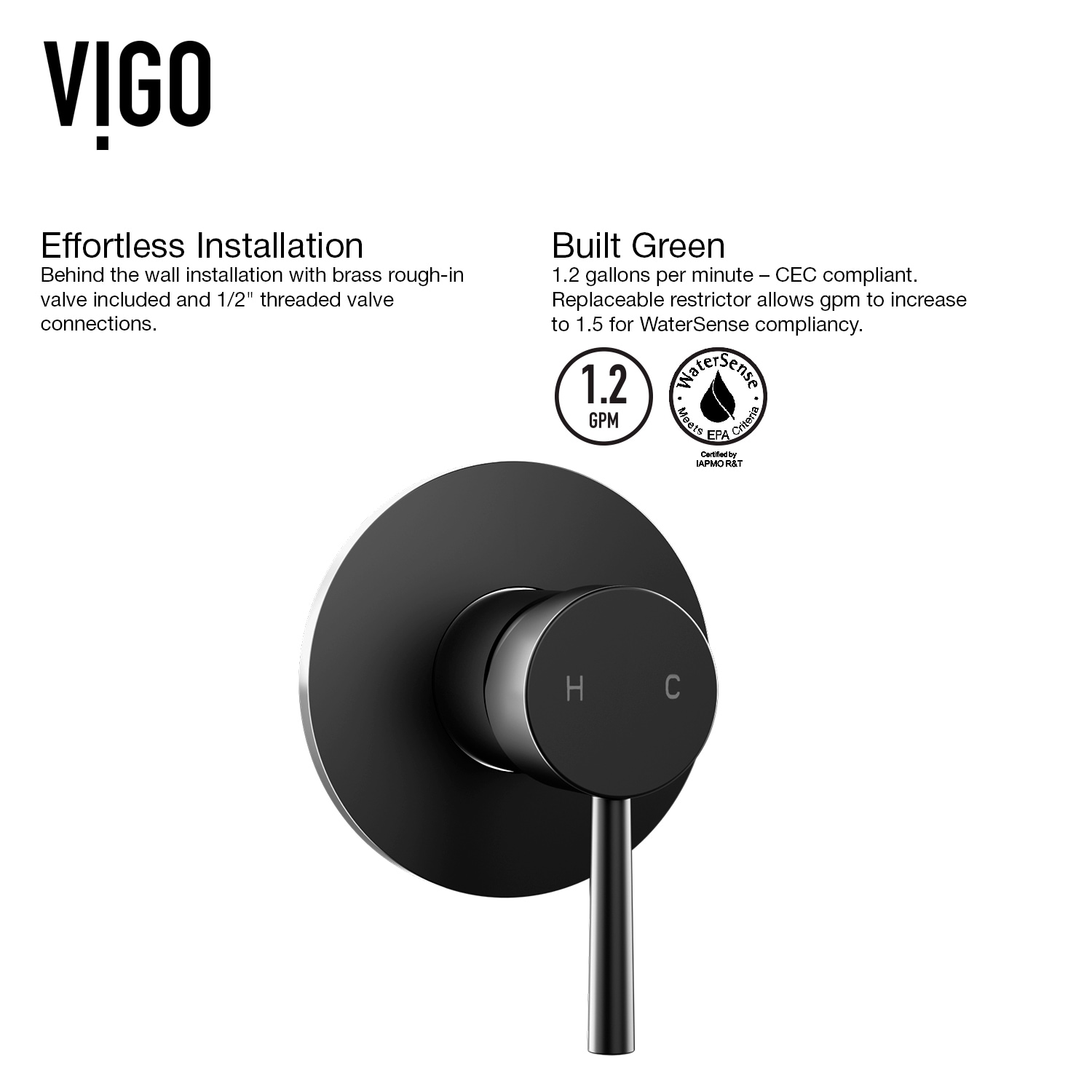 VIGO VG05001MB Lavatory-Faucets - View #5