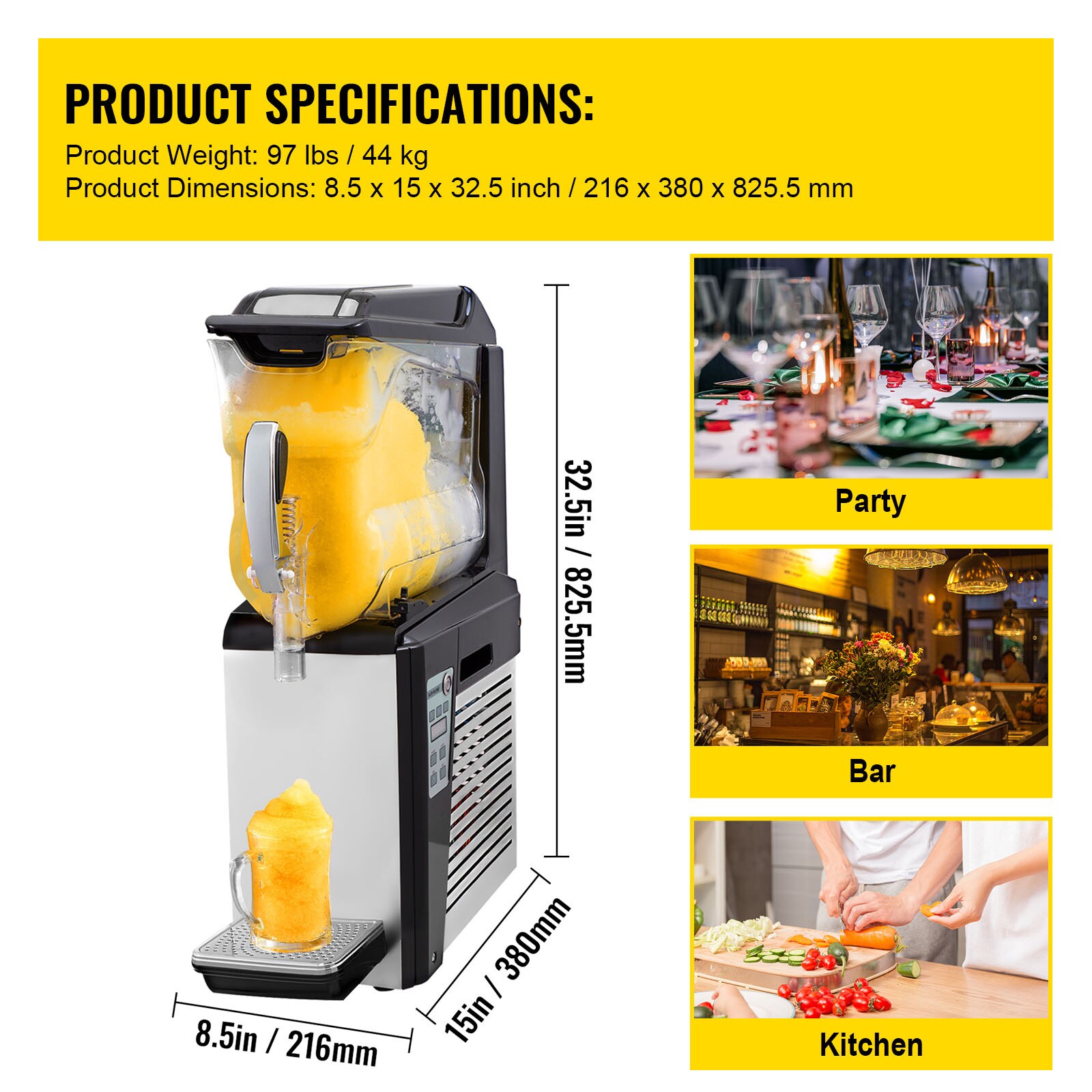 VEVOR SCXRJ1GXRJ1007917V1 Frozen-Drink-Makers - View #7