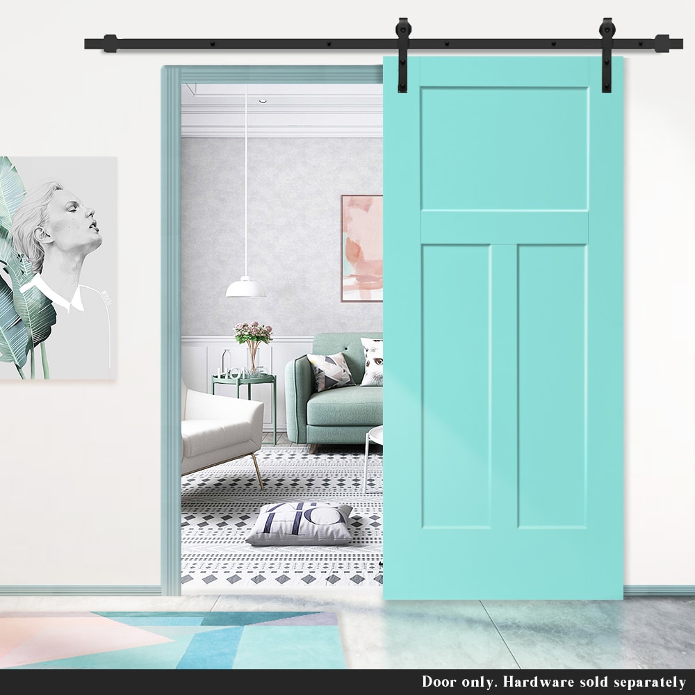 CALHOME DOOR-3PANEL-WS-30RW Barn-Doors - View #2