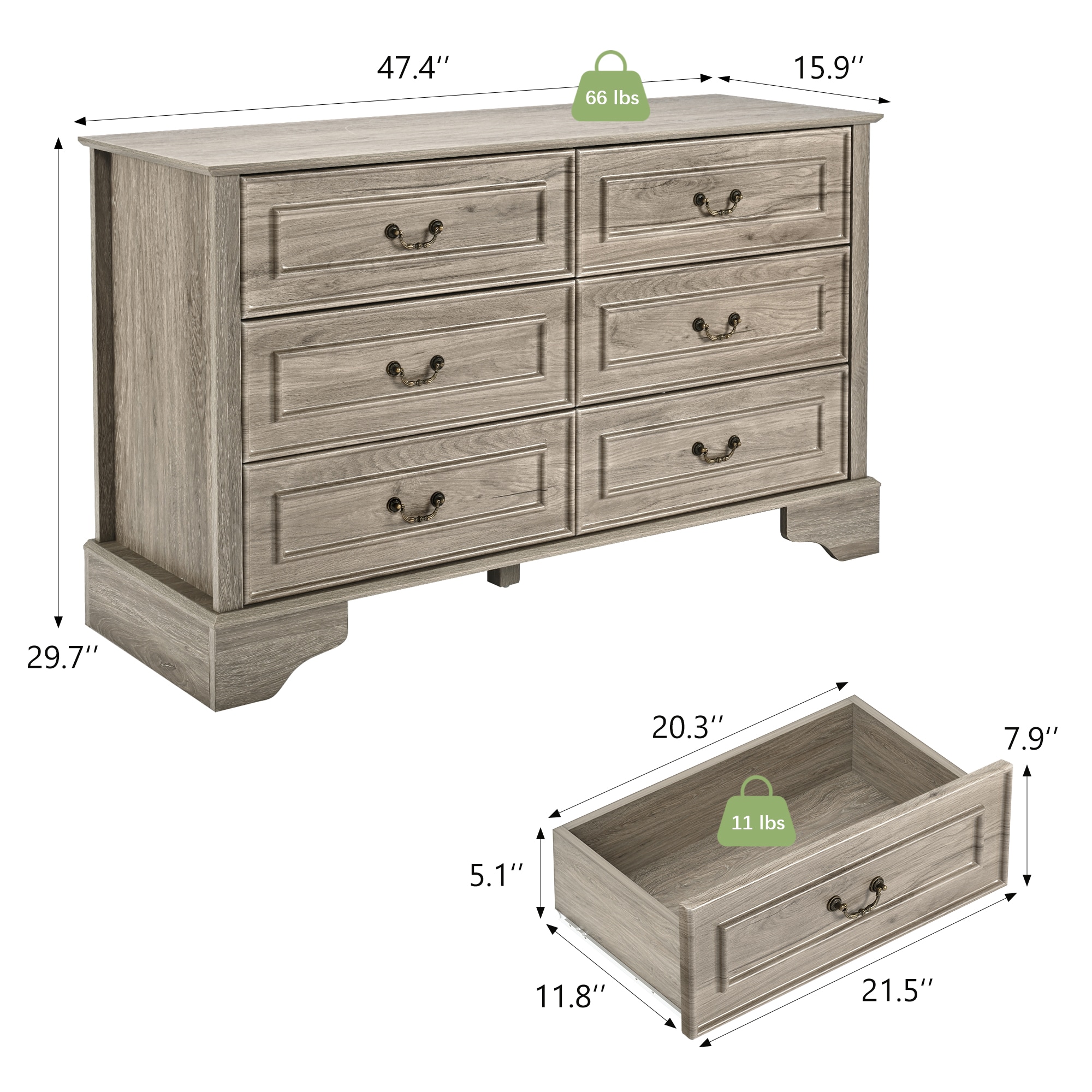  DCD008-47GR-USZX-LW1 dressers - View #11