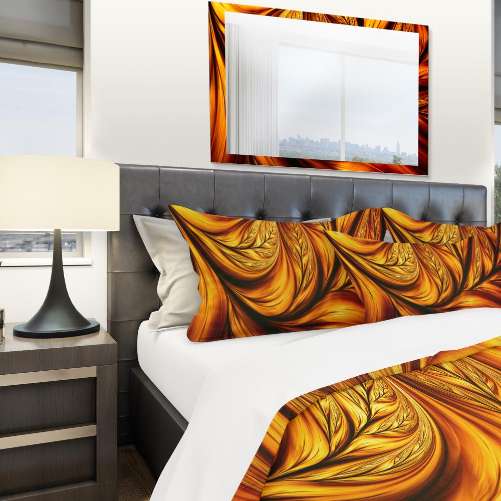 Designart 3-Piece Gold King Duvet Cover Set in the Bedding Sets department  at