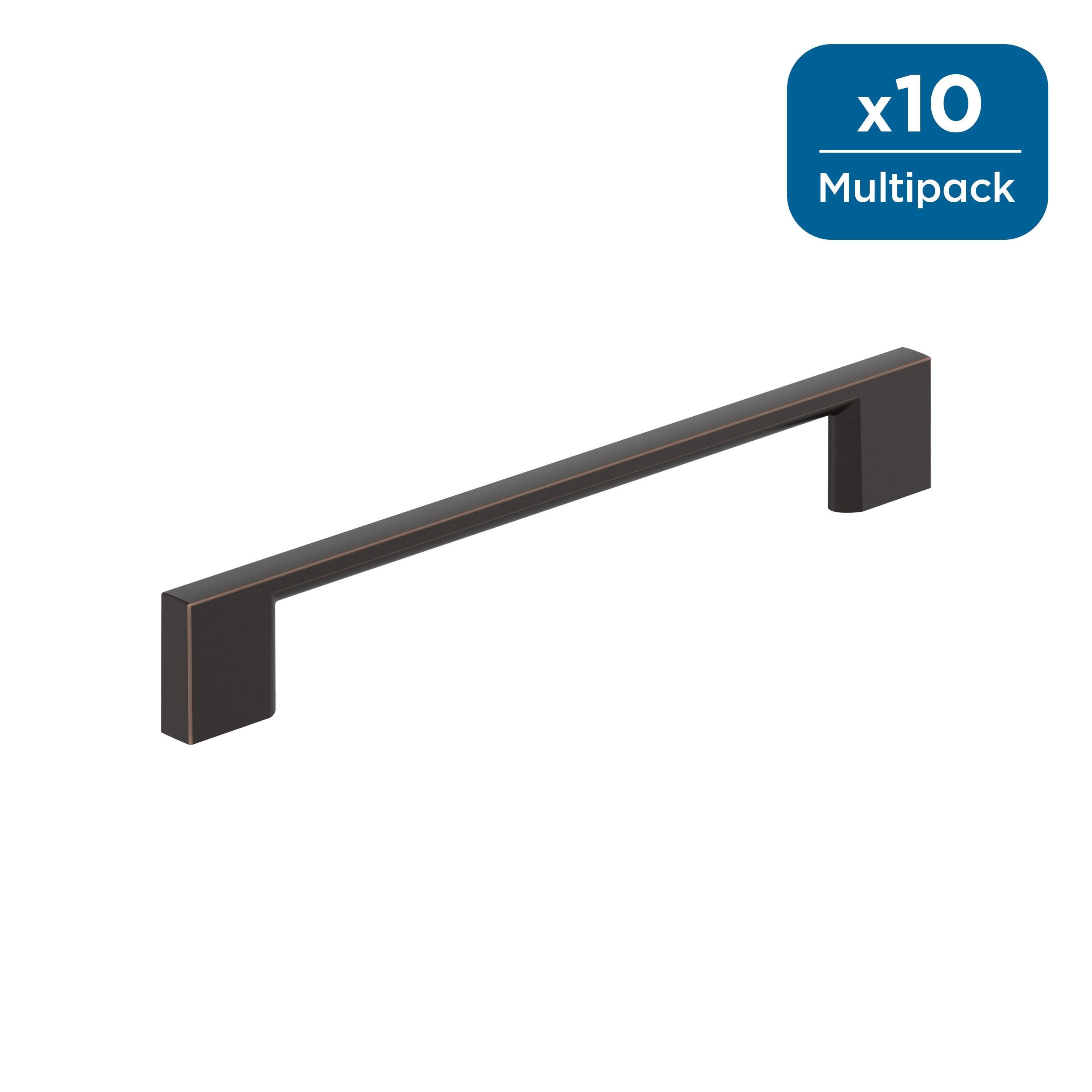 Amerock 10BX37133ORB Cityscape 6-5/16-in , 160mm Center to Center Oil Rubbed Bronze Cylindrical Bar 10 -Pack