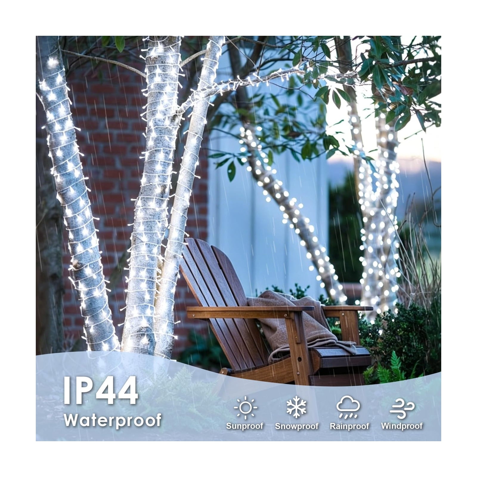 Phewnyzo LPW0821W132 Christmas-String-Lights - View #6