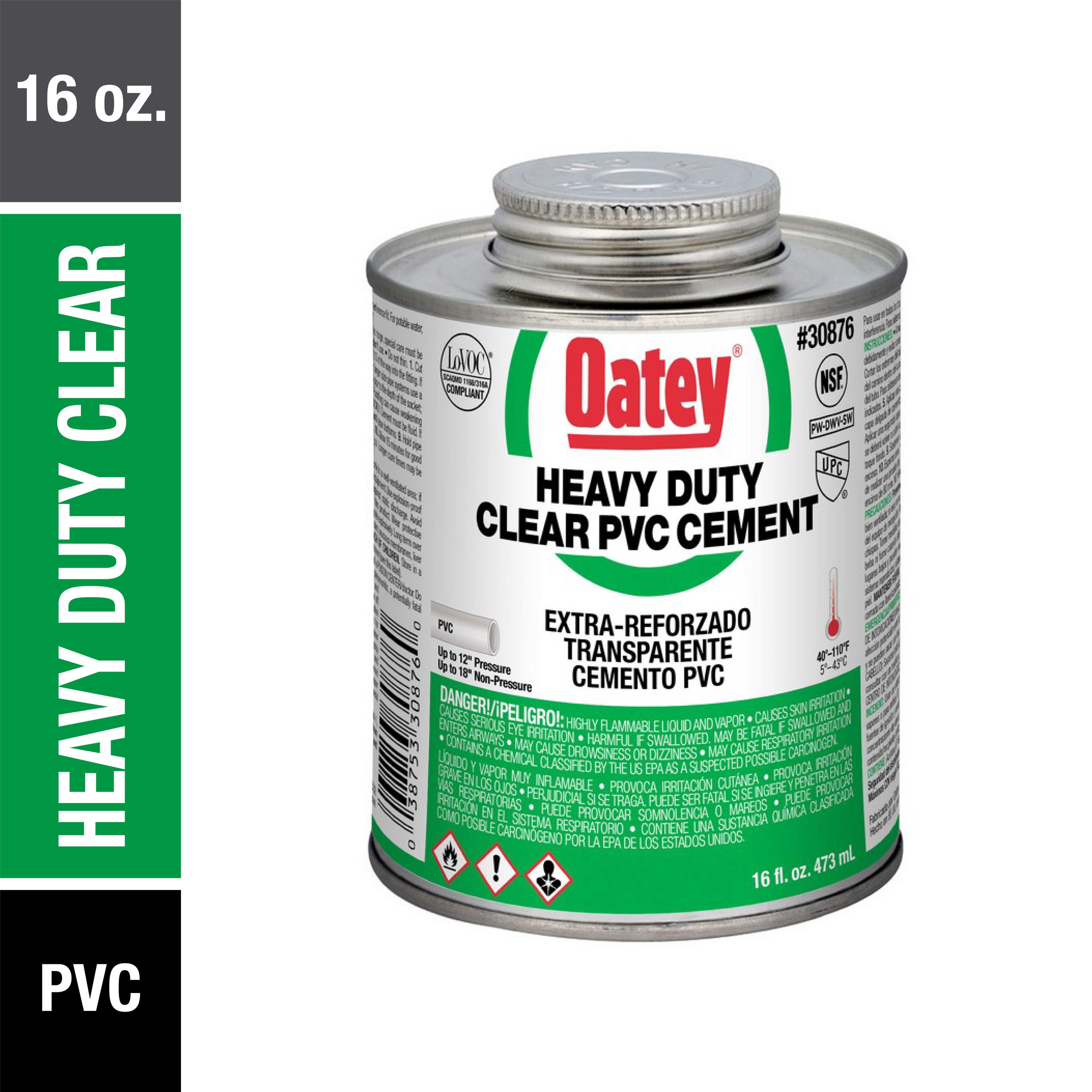 PVC Cement - Clear - Regular Body Glue - 1-Gallon (6/Cs) - RF-G1020C