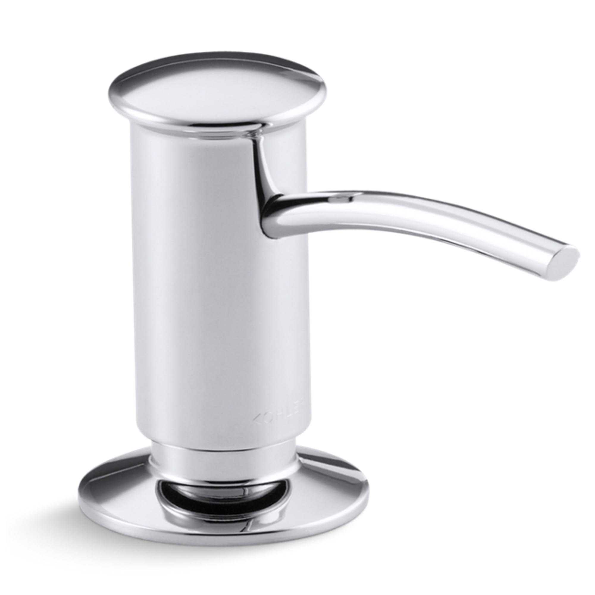 KOHLER 1895-C-CP Polished Chrome 16-oz. Capacity Deck-mount Soap and Lotion Dispenser