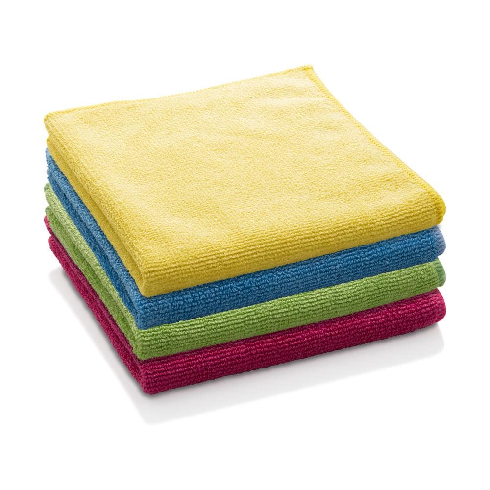 Microfiber Cleaning Cloth,50 Pack Cleaning Rag,Cleaning Towels with 4 Color  Assorted,12X12(Green/Blue/Yellow/Pink)