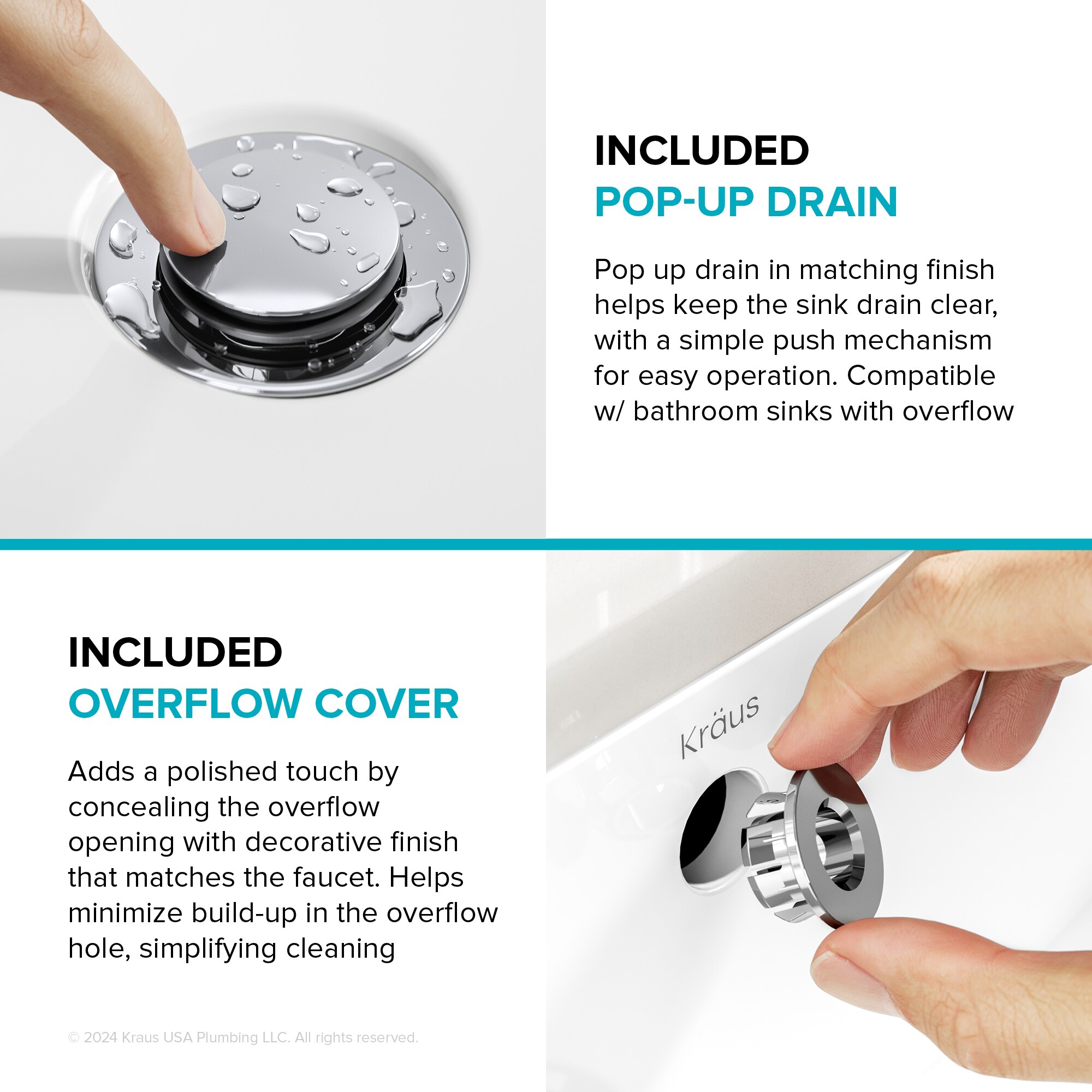 Indy Chrome Single Handle Bathroom Faucet with Pop Up Drain