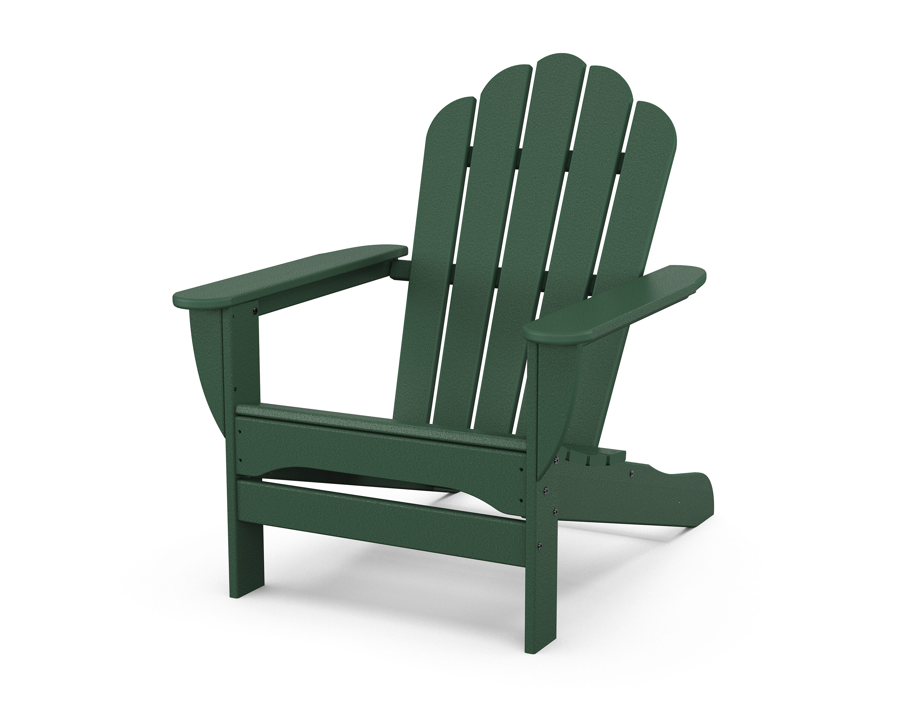 Trex Outdoor Furniture TXAD7034RC Monterey Bay Rainforest Canopy Plastic Frame Stationary Adirondack Chair with Slat Seat