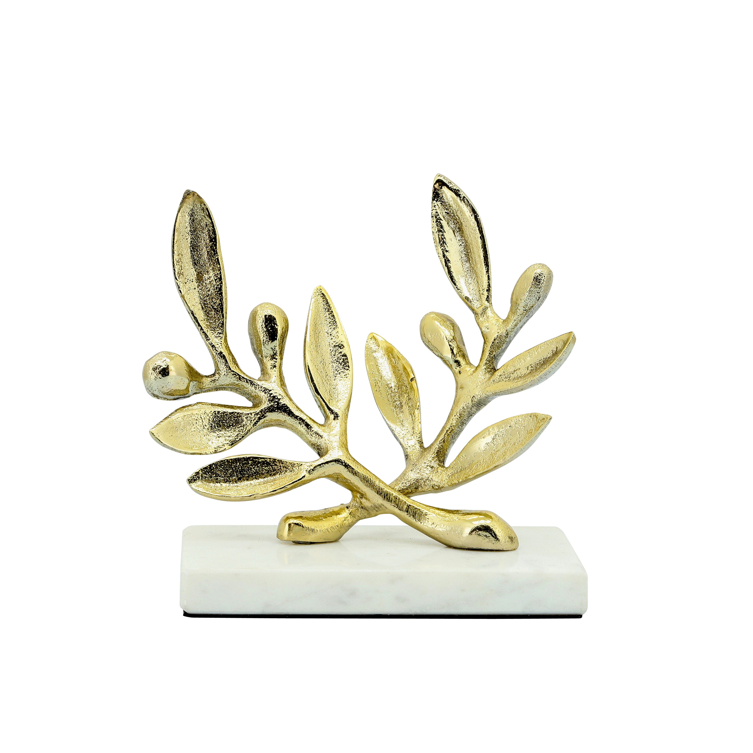 Sagebrook Home 16184 Gold Aluminum Modern Sculpture