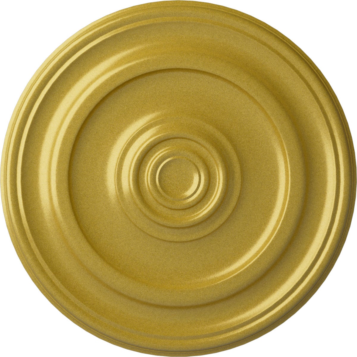 Ekena Millwork CM24KPRGS Kepler Traditional 23.625-in W x 23.625-in L Rich Gold Polyurethane Ceiling Medallion