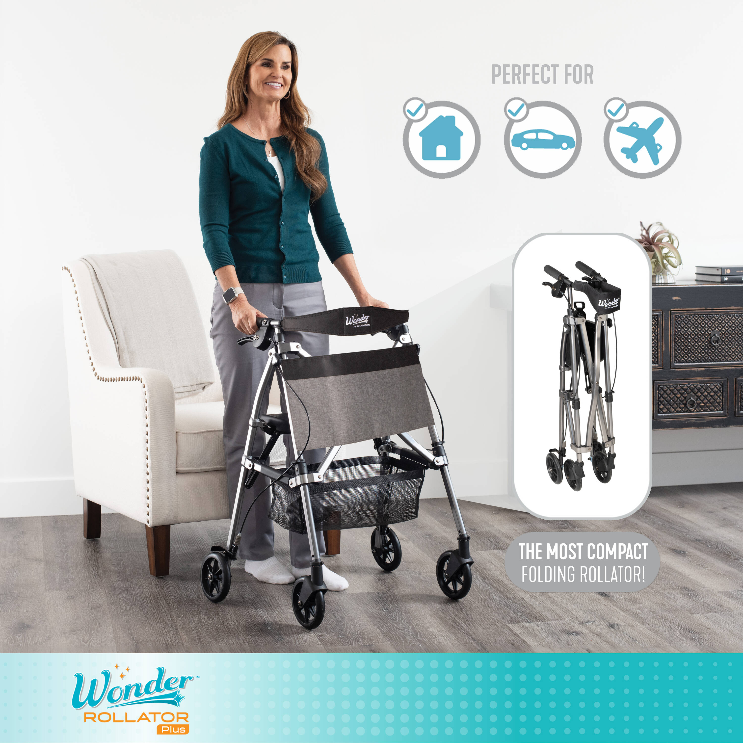 Stander 4350-RR Walkers-Wheelchairs-Rollators - View #2