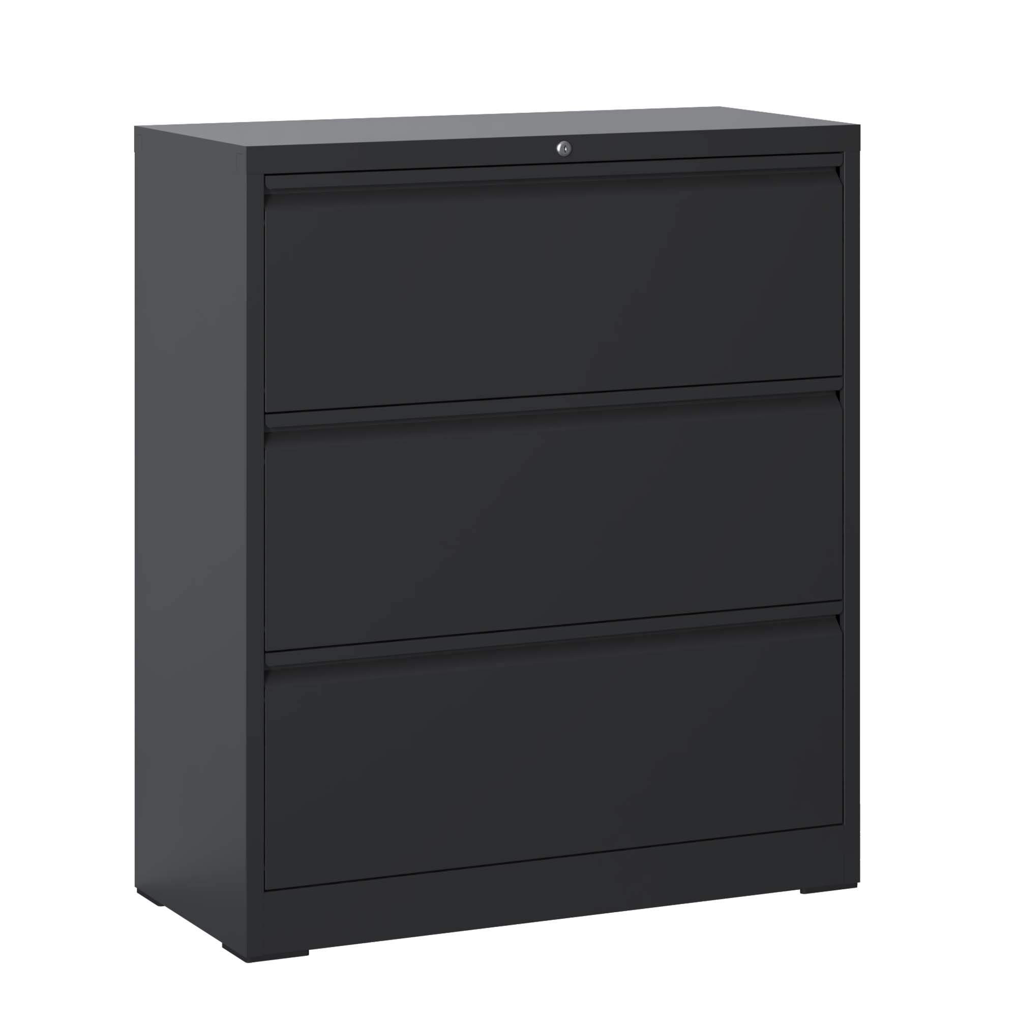 Kahomvis MAKE-QPO2-445 Black Office Cabinet