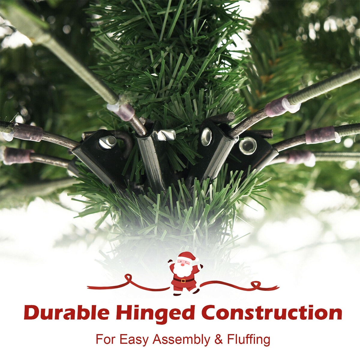 WELLFOR CM-HJY-23628 Artificial-Christmas-Trees - View #4