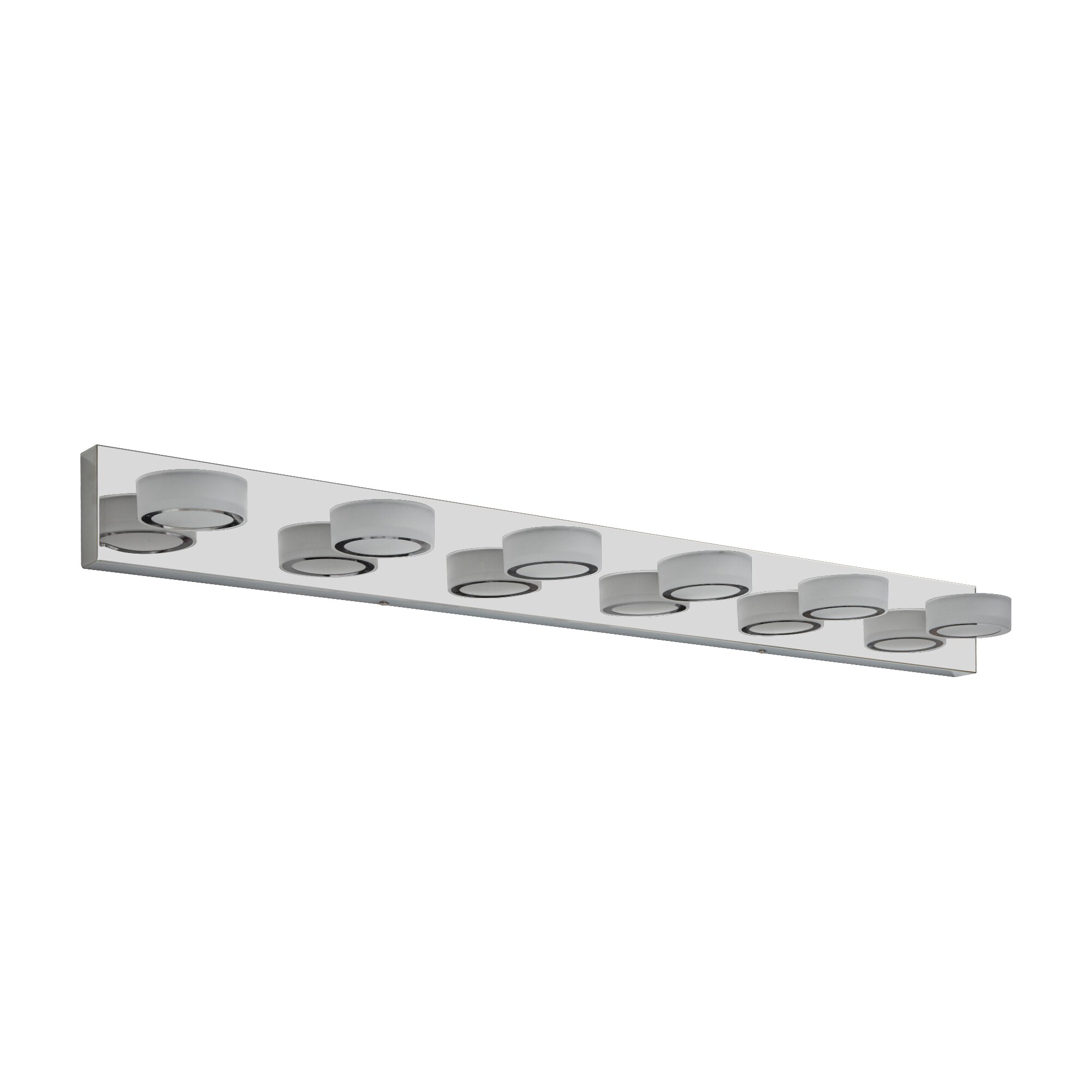 Flynama L-P155976 44.9-in 6 -Light Chrome Integrated LED Modern/contemporary Vanity light