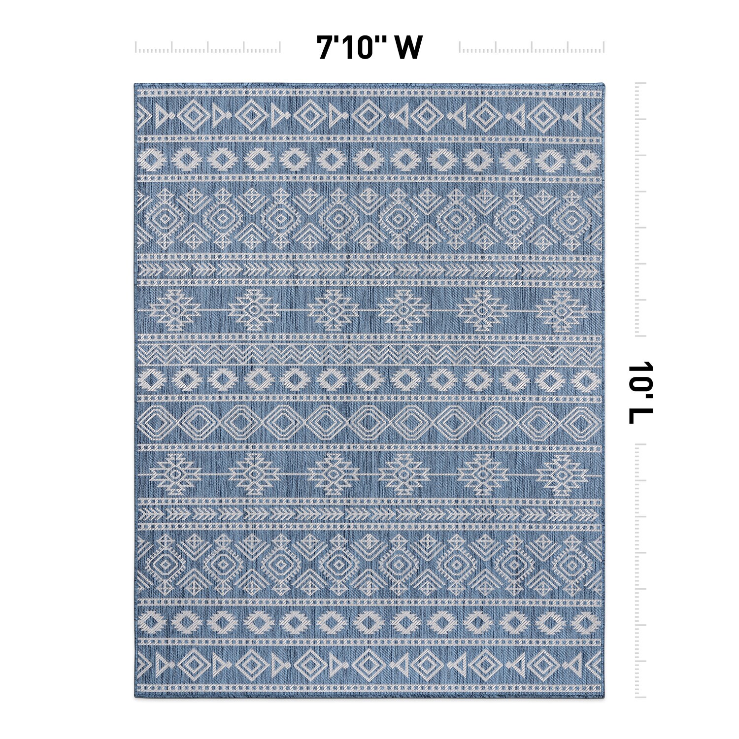 World Rug Gallery 123BLUE8X10 rugs - View #3