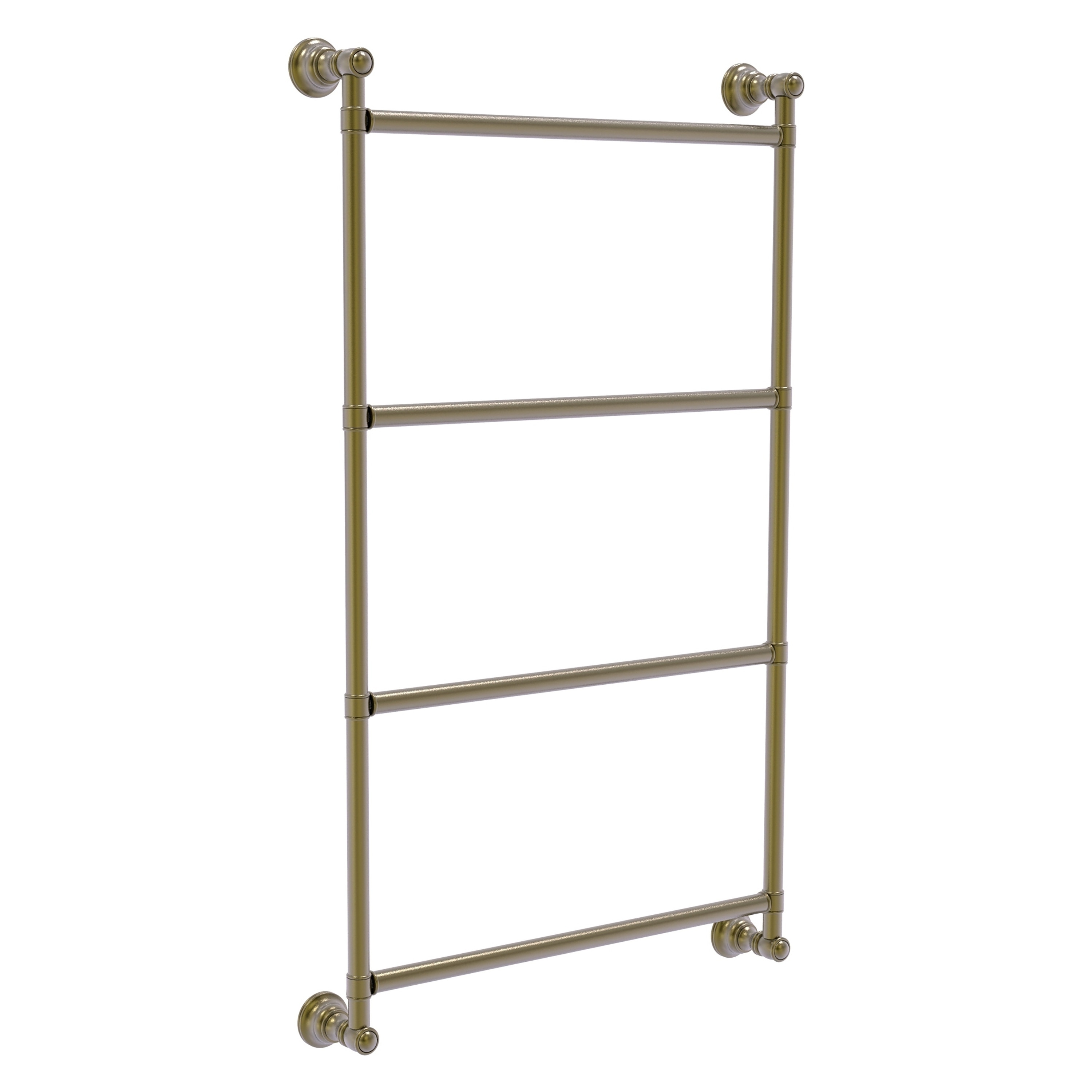 Allied Brass CL-28-24-ABR Carolina 24-in double Antique Brass Wall mount Double Towel Bar