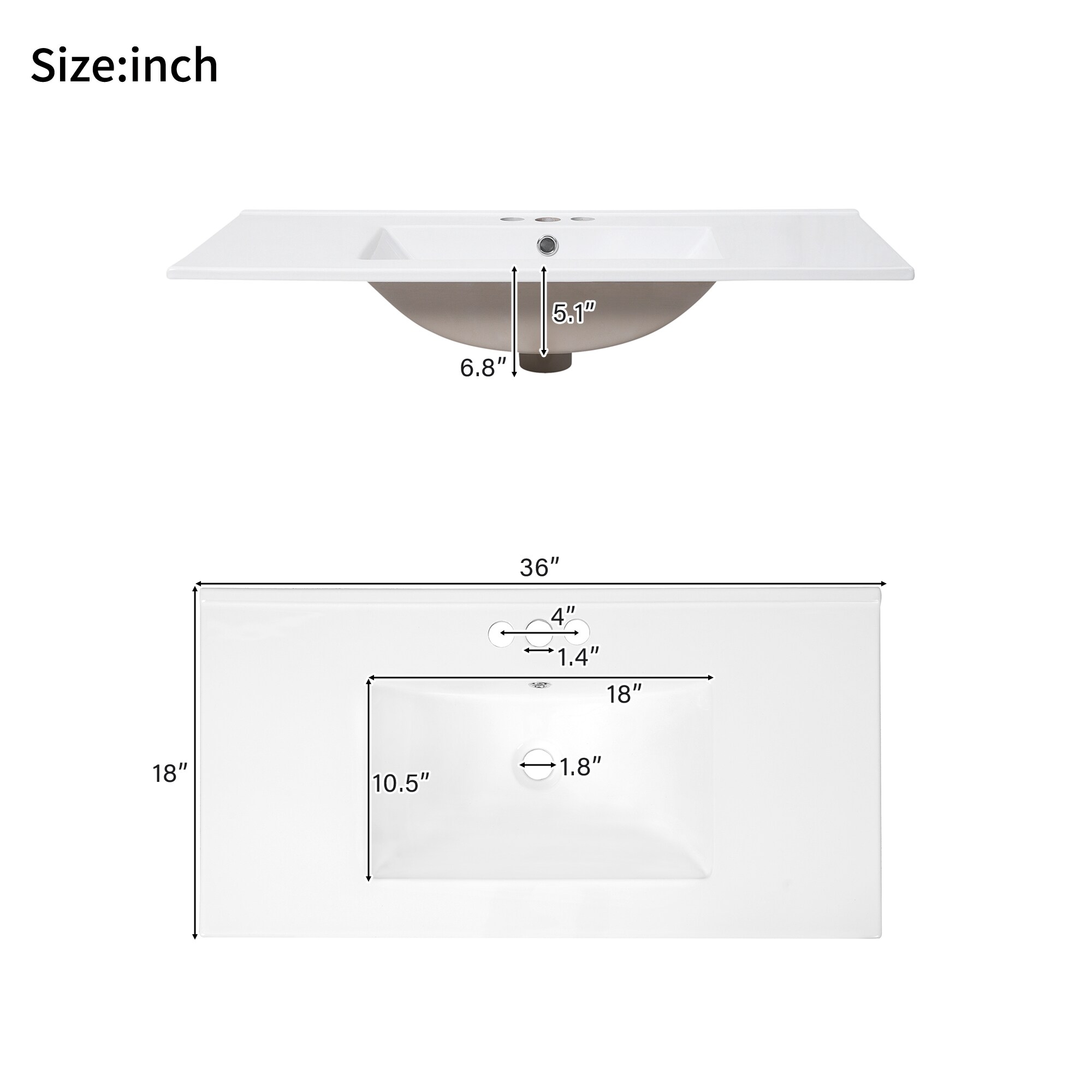 ModernLuxe L3P-N729P276609K Bath-Vanity-Combo - View #9