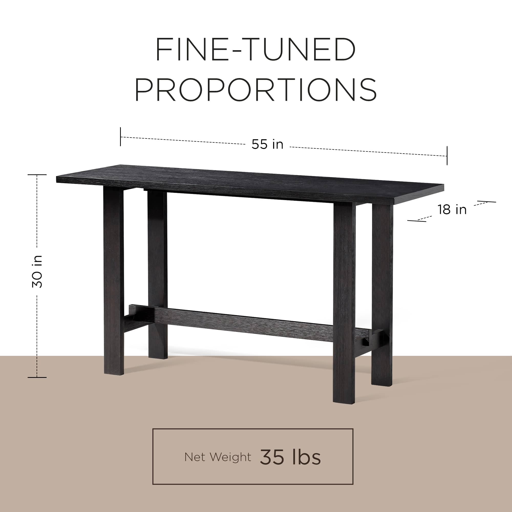 Maven Lane ML353401-WCS-BK Console-Sofa-Tables - View #5
