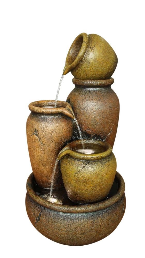 Garden Treasures Brown Outdoor Fountains at Lowes.com