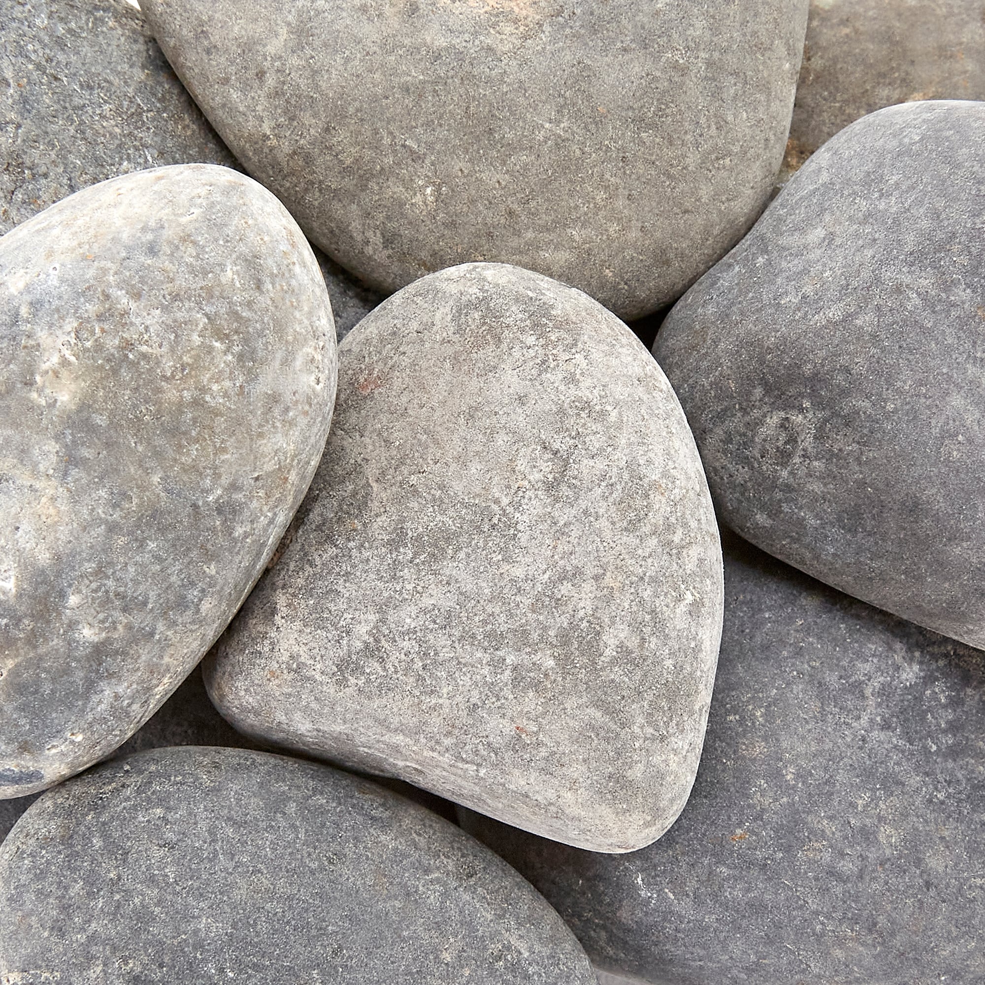 30 lb. Gray Mexican Beach Pebbles for Landscaping
