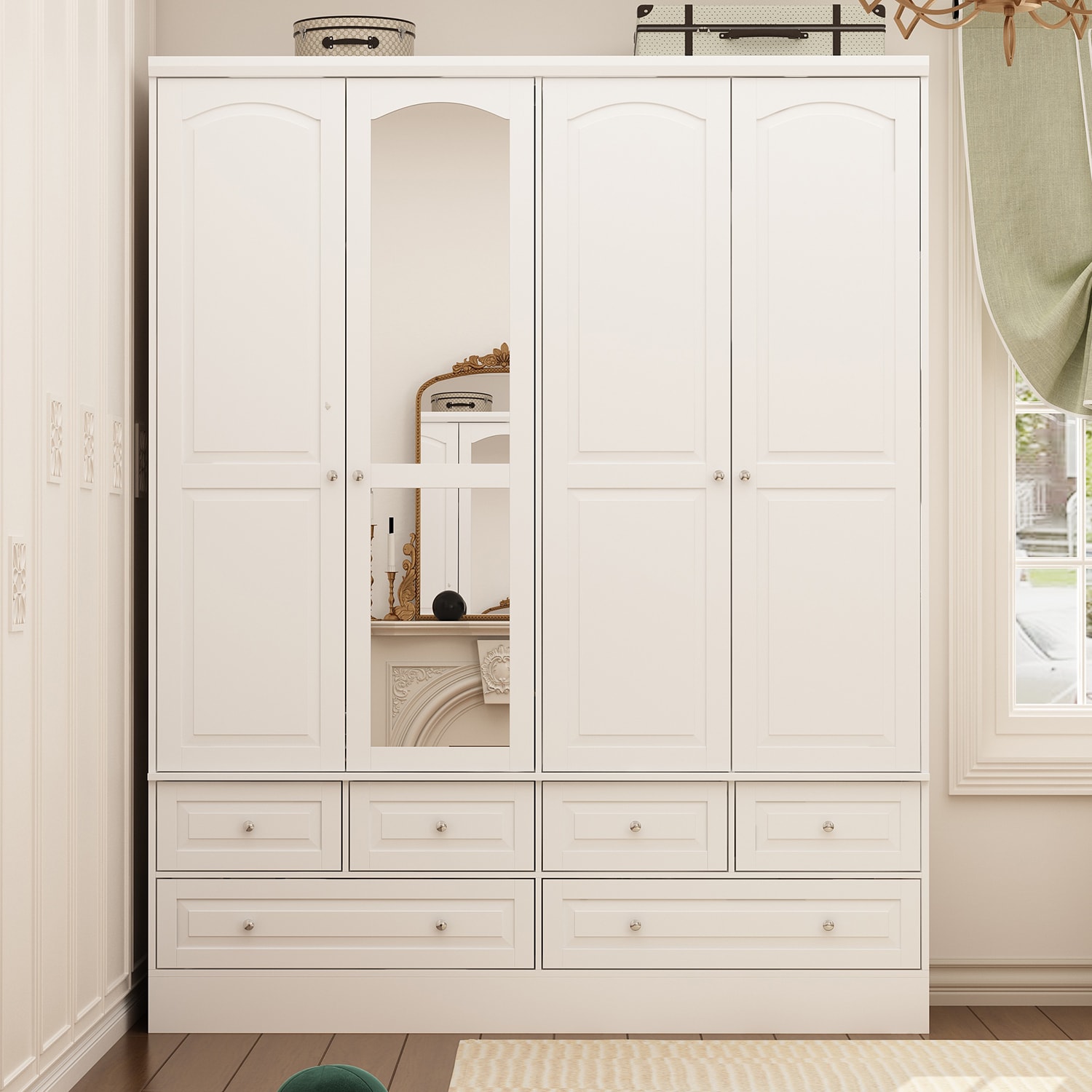 FUFU&GAGA KF330109-01+02 White Armoire