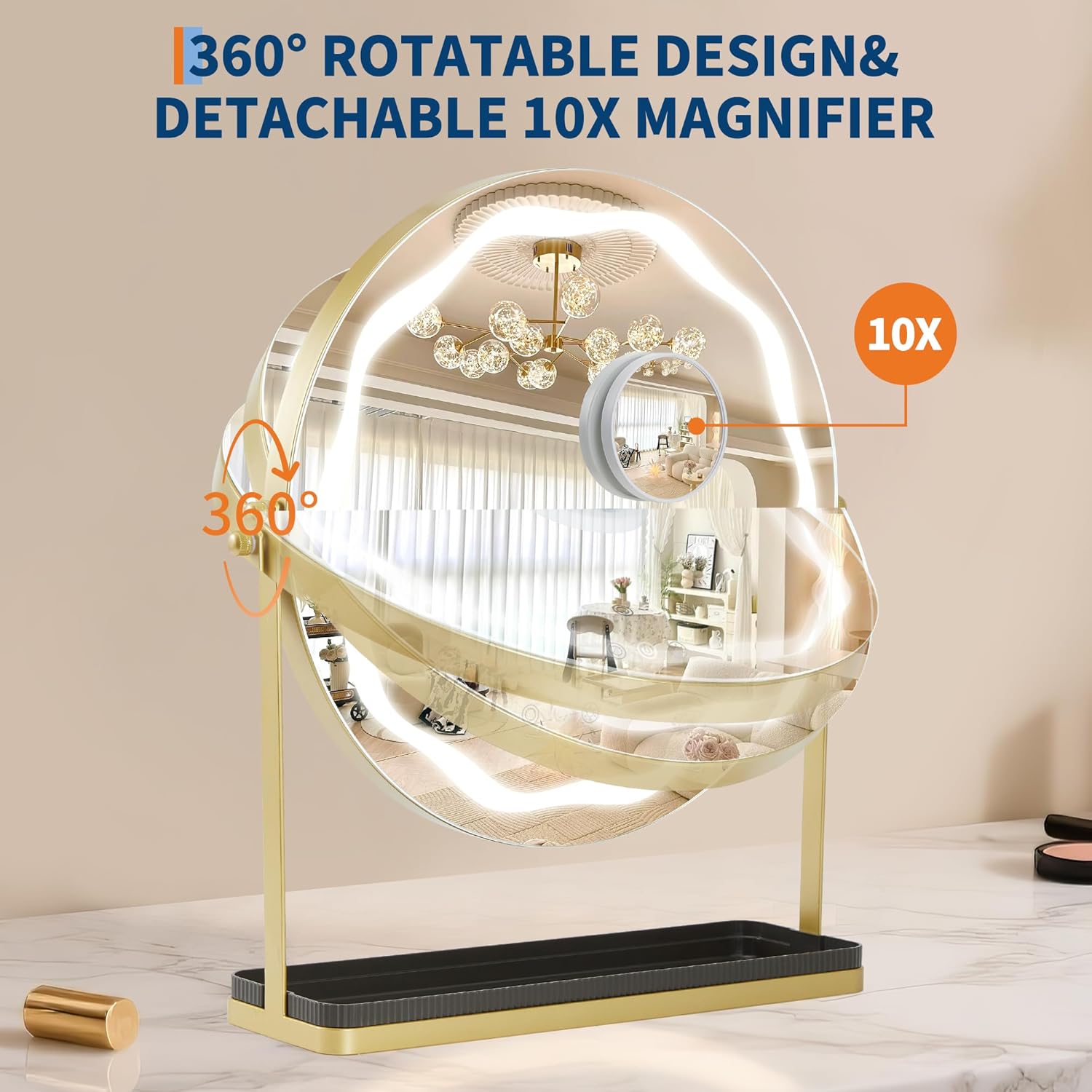 Qeetex CC-77PBC-3334YJPV Makeup-Mirrors - View #6