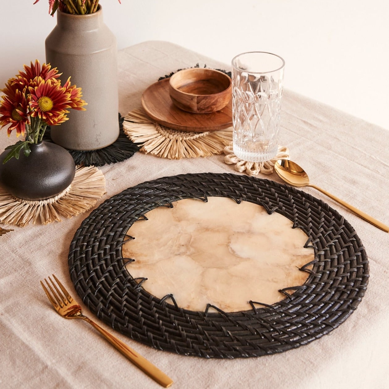Kubo PLC-CAPIZ-RAT-BLK Serveware-Accessories - View #2