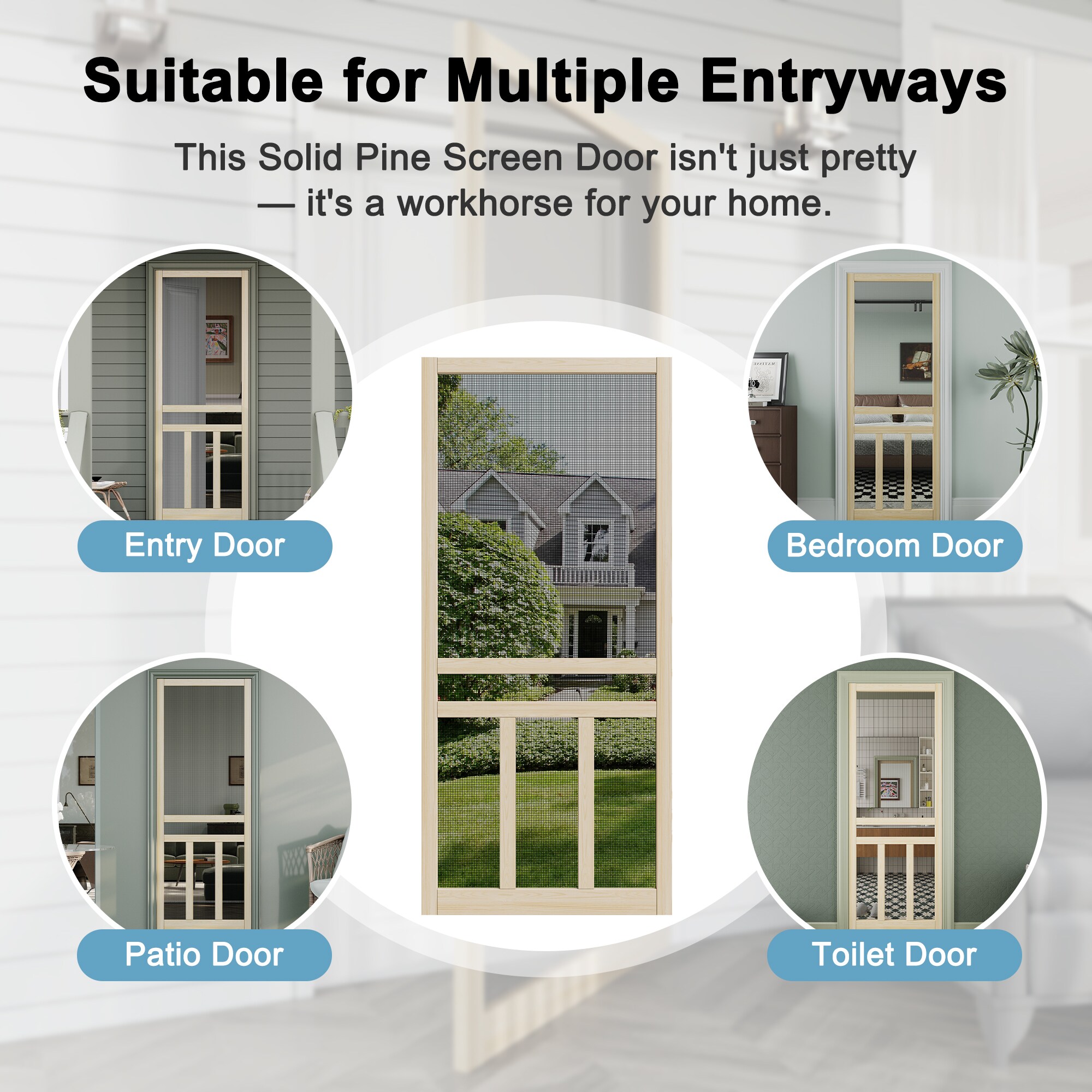 JUJUBON EX-SDPN-R-3L-36 Screen-Doors - View #6