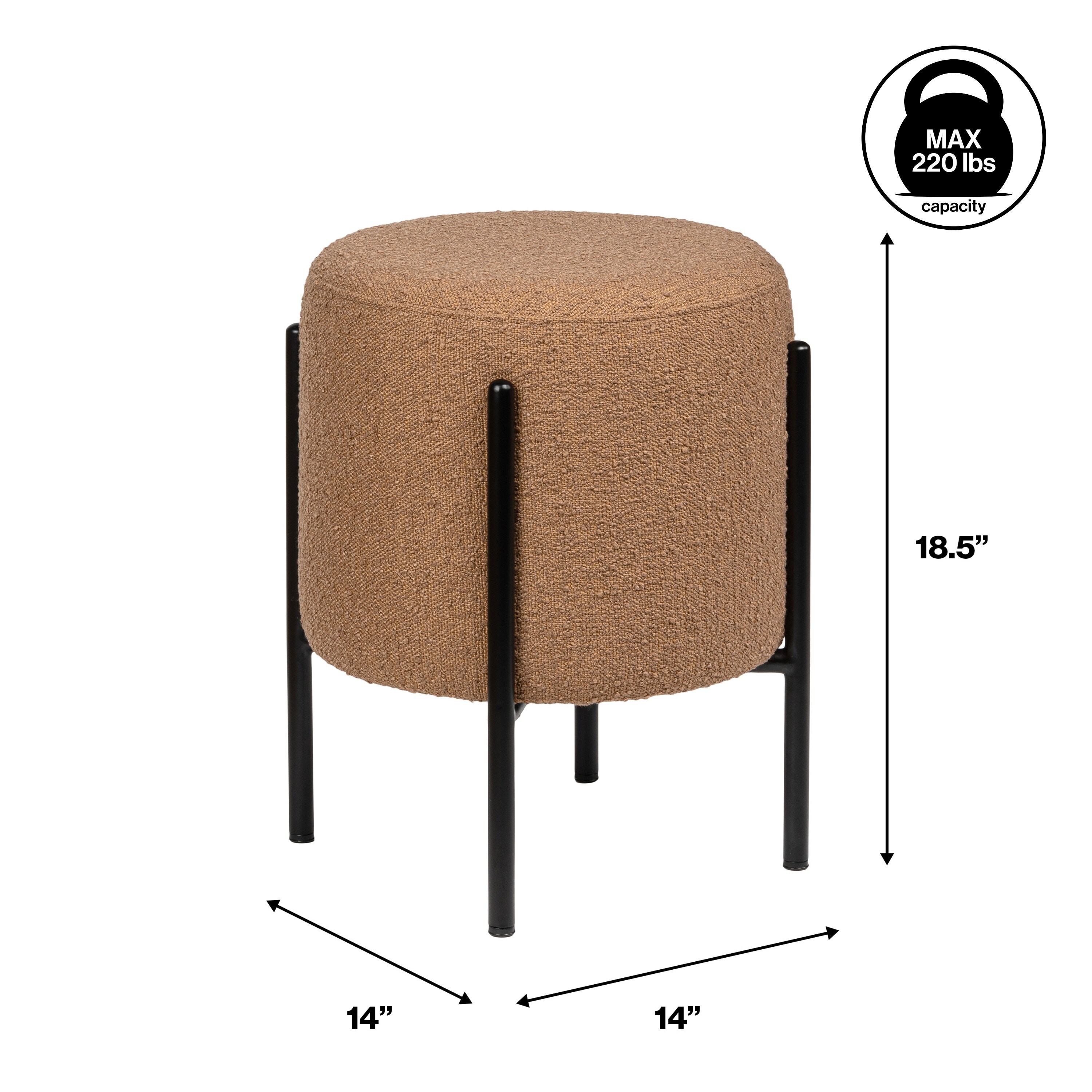 JONATHAN  Y VSL2000C Vanity-Stools - View #4