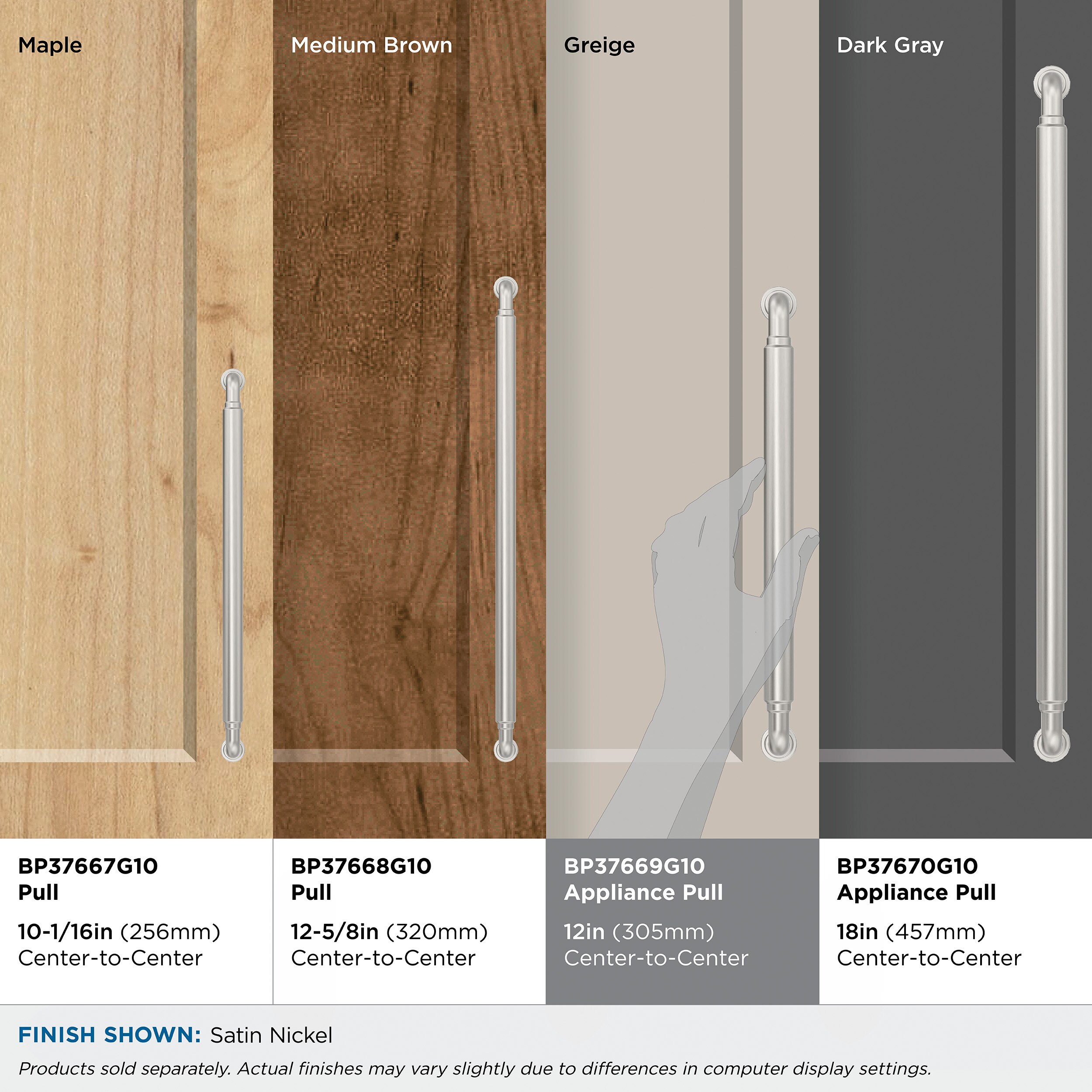 Amerock BP37669G10 Cabinet-Pulls - View #7