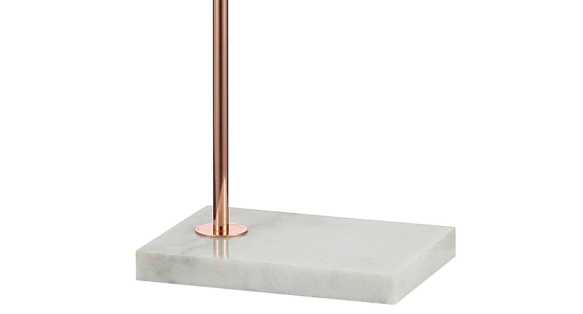 Edison 55" Polished Gold Metal Floor Lamp with Clear Glass Shade
