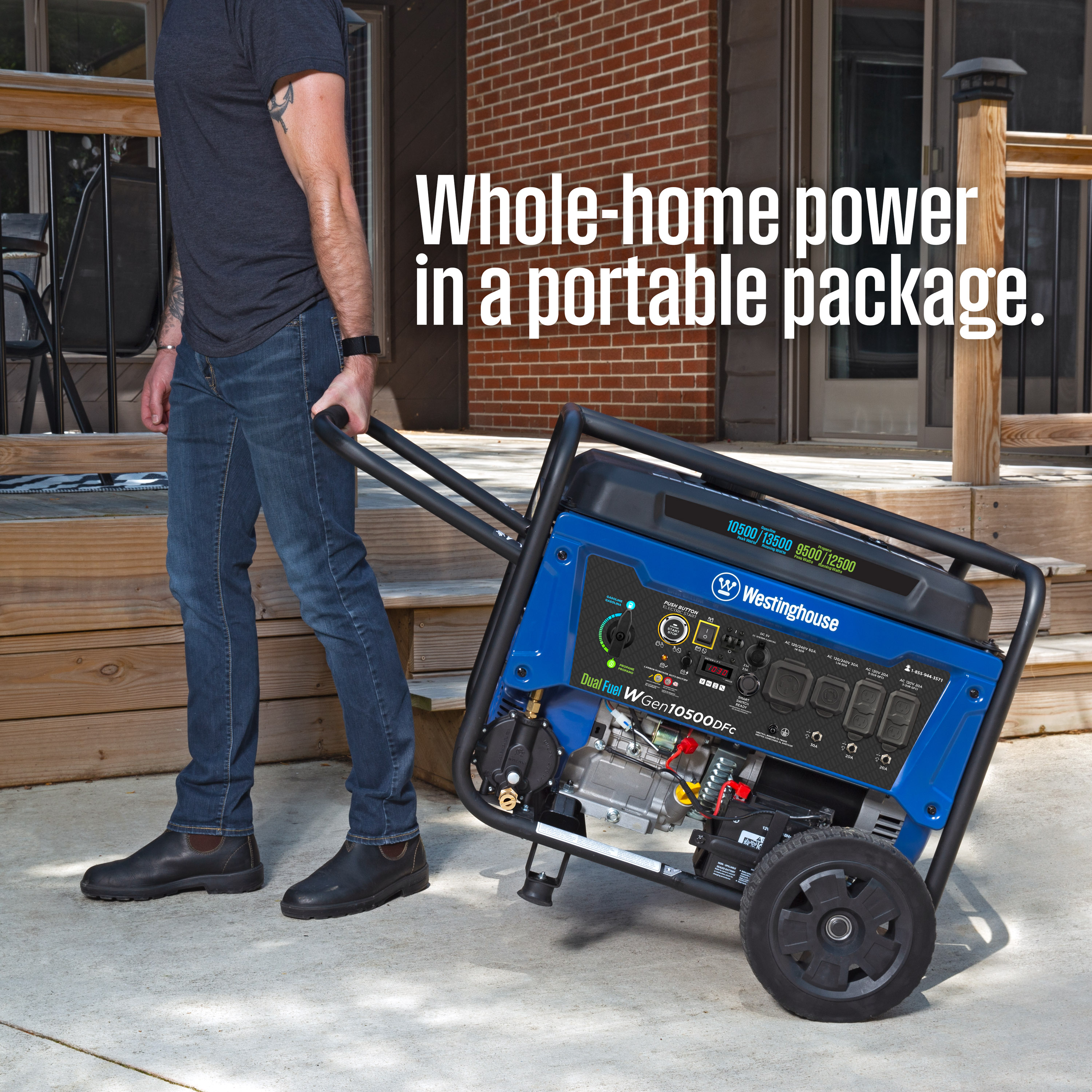 Westinghouse WGEN10500DFC Portable-Generators - View #4
