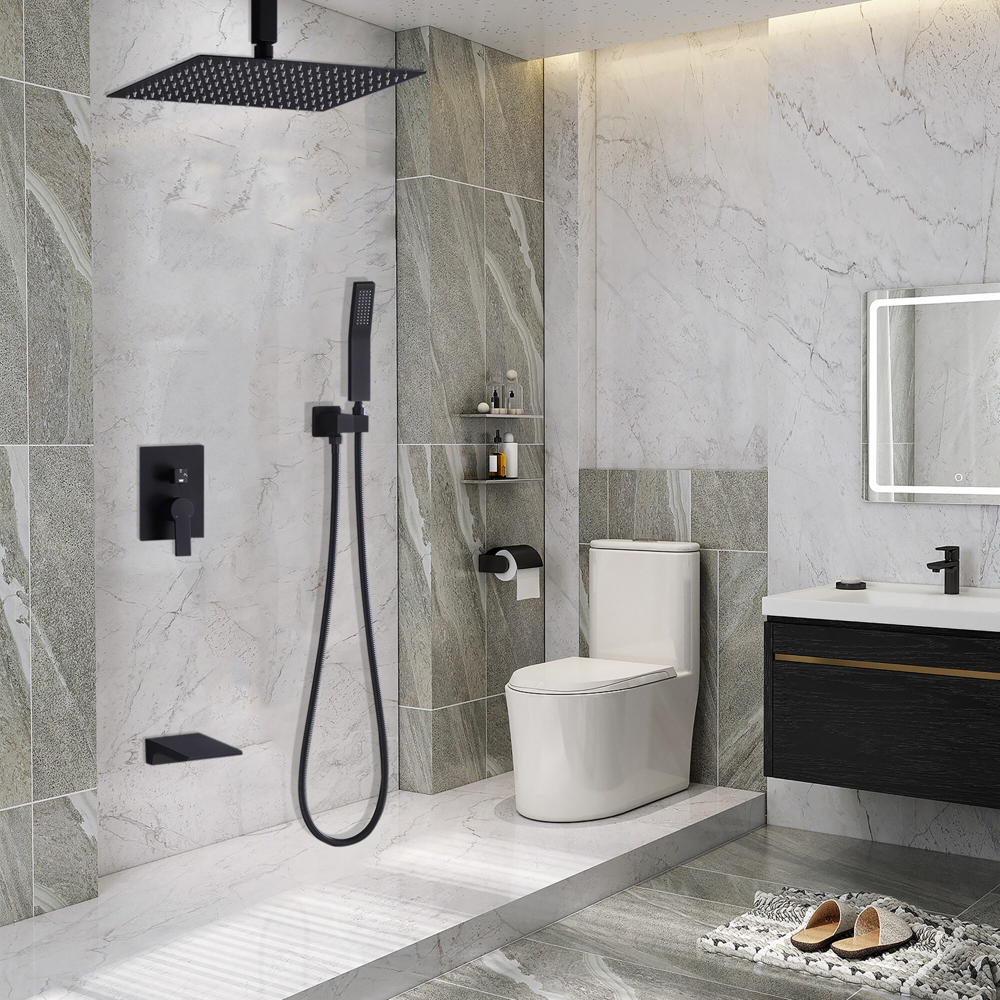 Vanityfus VF-SSW-49910 Showerhead-Bar-Panels - View #2