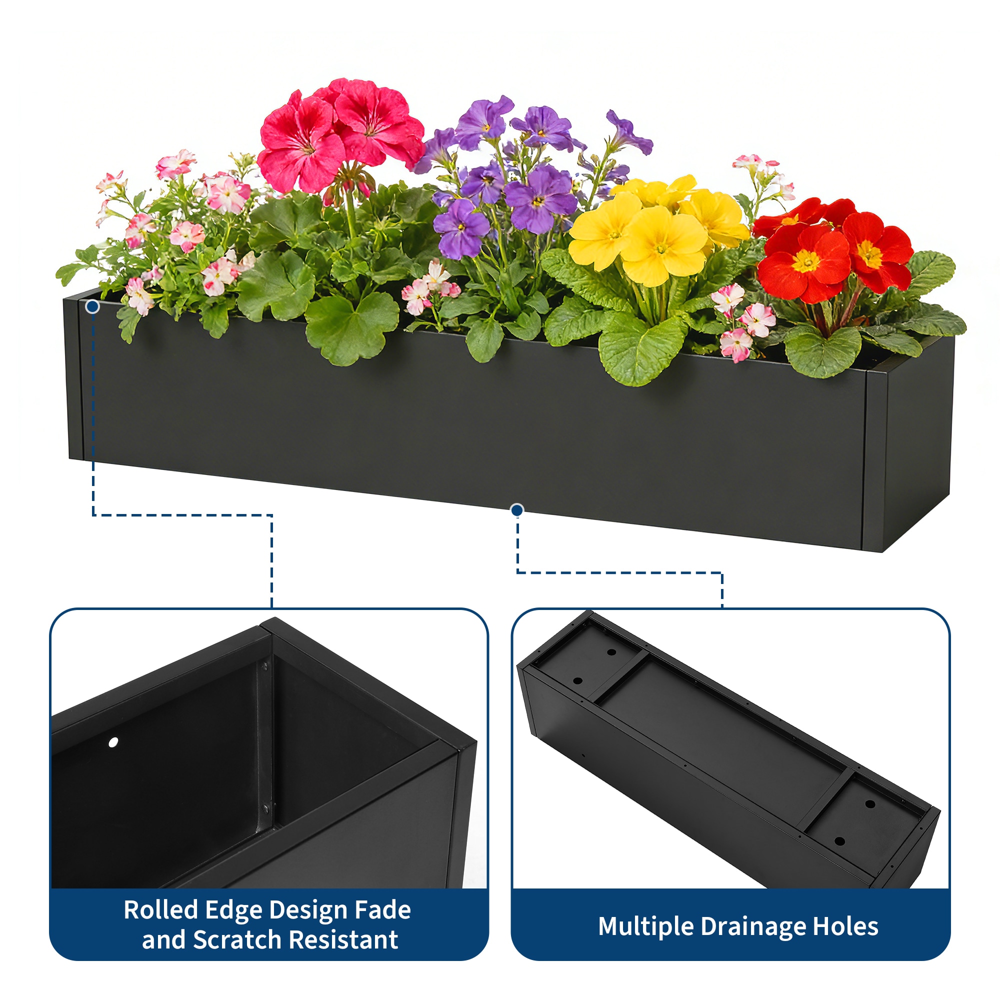 GarveeLife CLJ-BLCM08LHMQN Planter-Window-Box - View #3