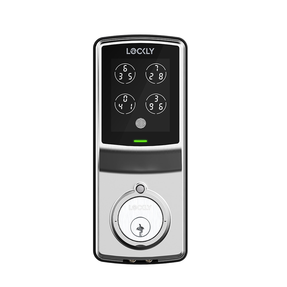 Lockly PGD7SSN Model 7S Deadbolt Locks Satin Nickel Smart Lock Electronic Deadbolt Keypad