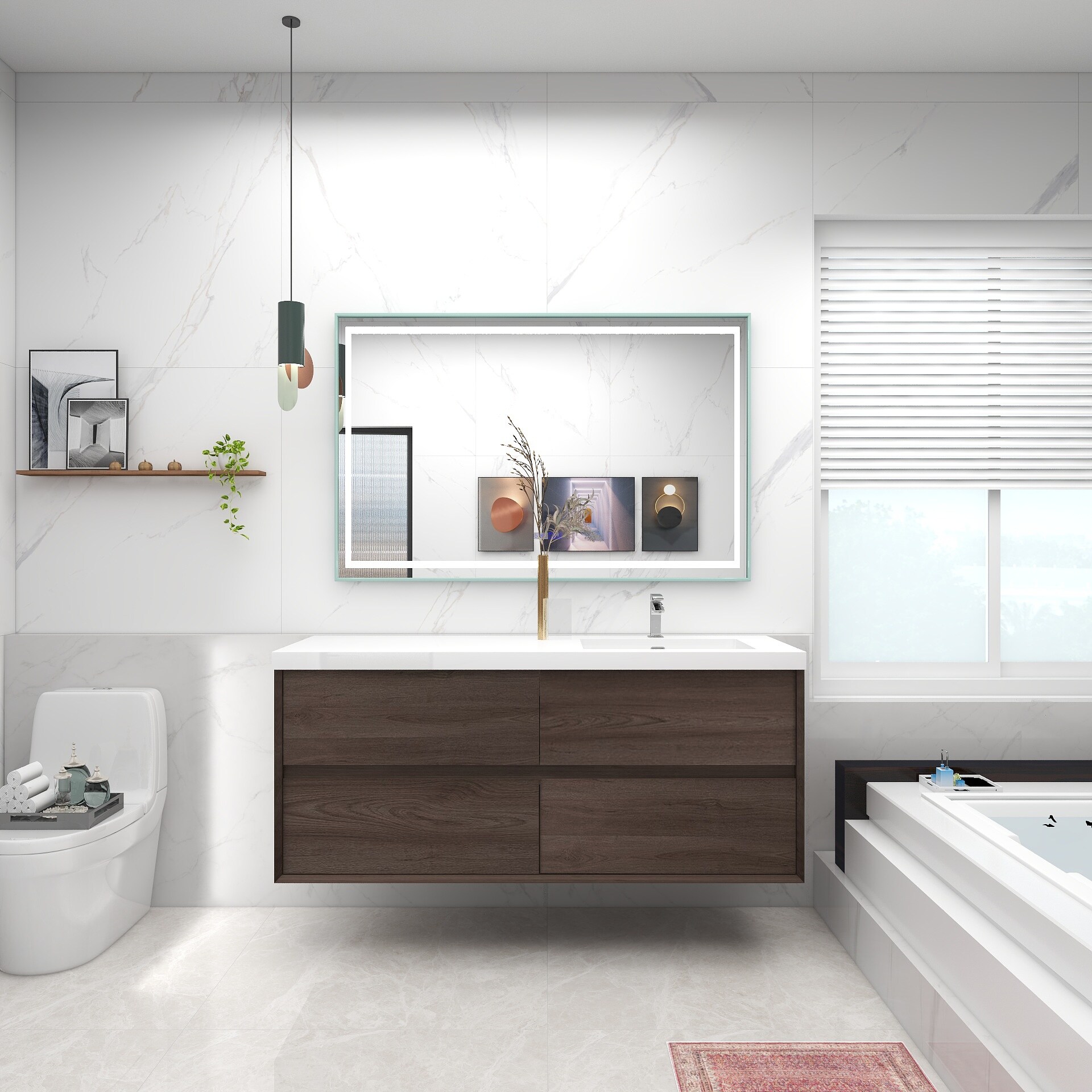 BV Better Vanity SLIM60SR-RO Bath-Vanity-Combo - View #3