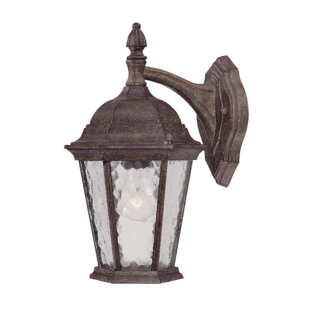 Acclaim Lighting 5502BC Telfair 1 -Light 14.25-in H Black Hardwired Outdoor Wall Light