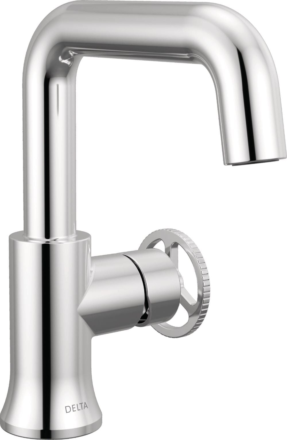 Delta 5547HAR-DST Trinsic Chrome Single hole 1-handle WaterSense High-arc Commercial/Residential Handle Bathroom Sink Faucet with Drain