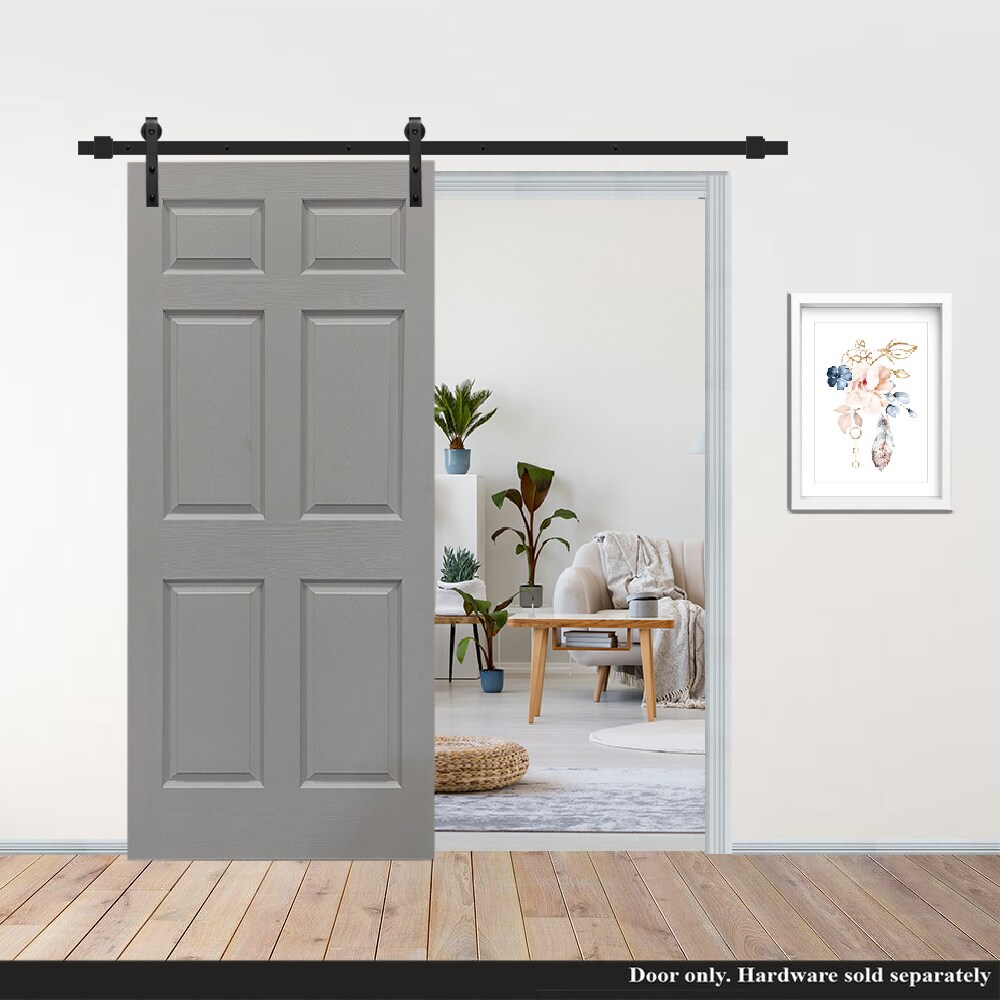 30 x 80 Wood Barn Door, Sliding Barn Door with All Hardware Kit